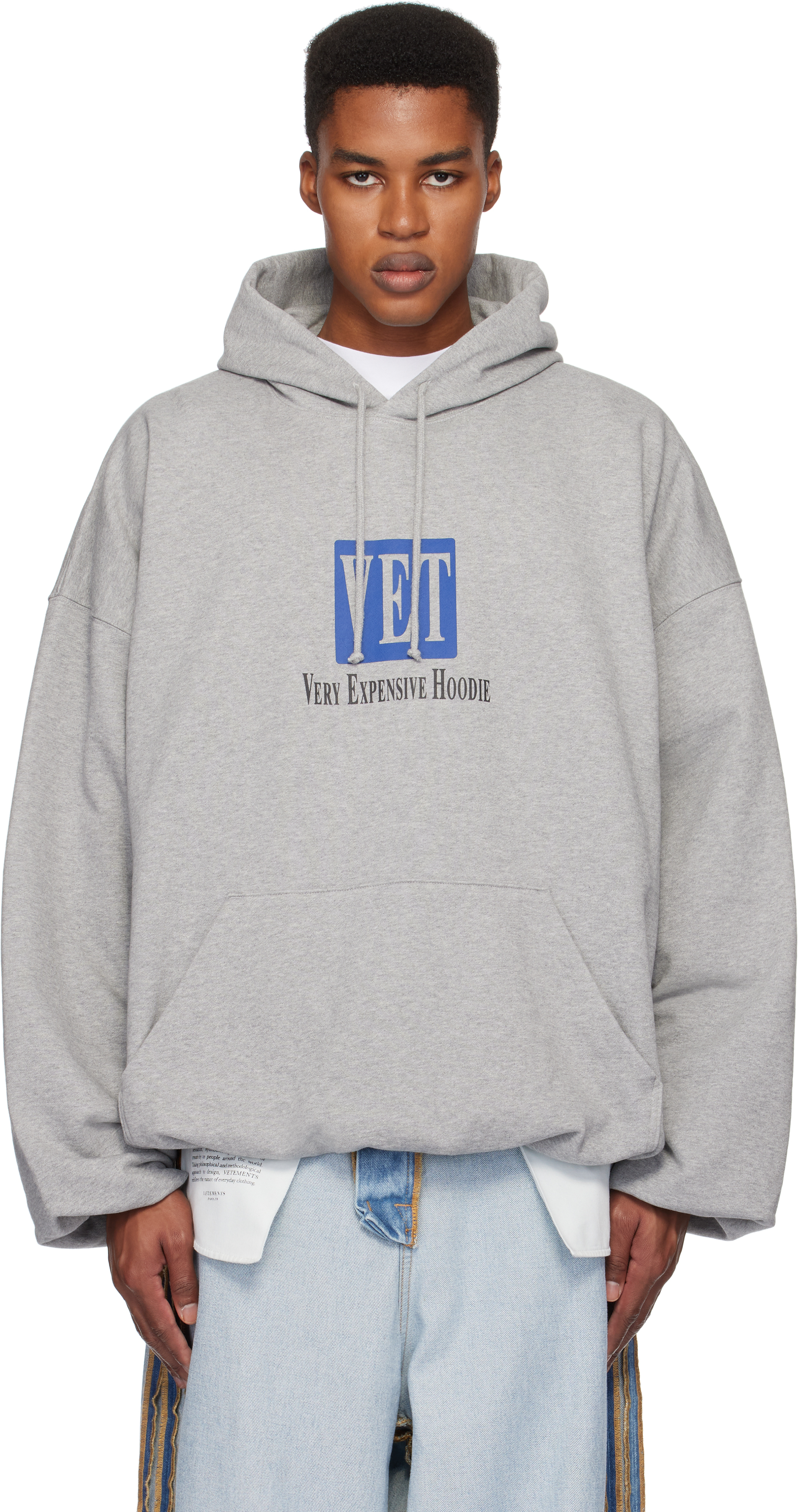 Gray 'VET' Hoodie