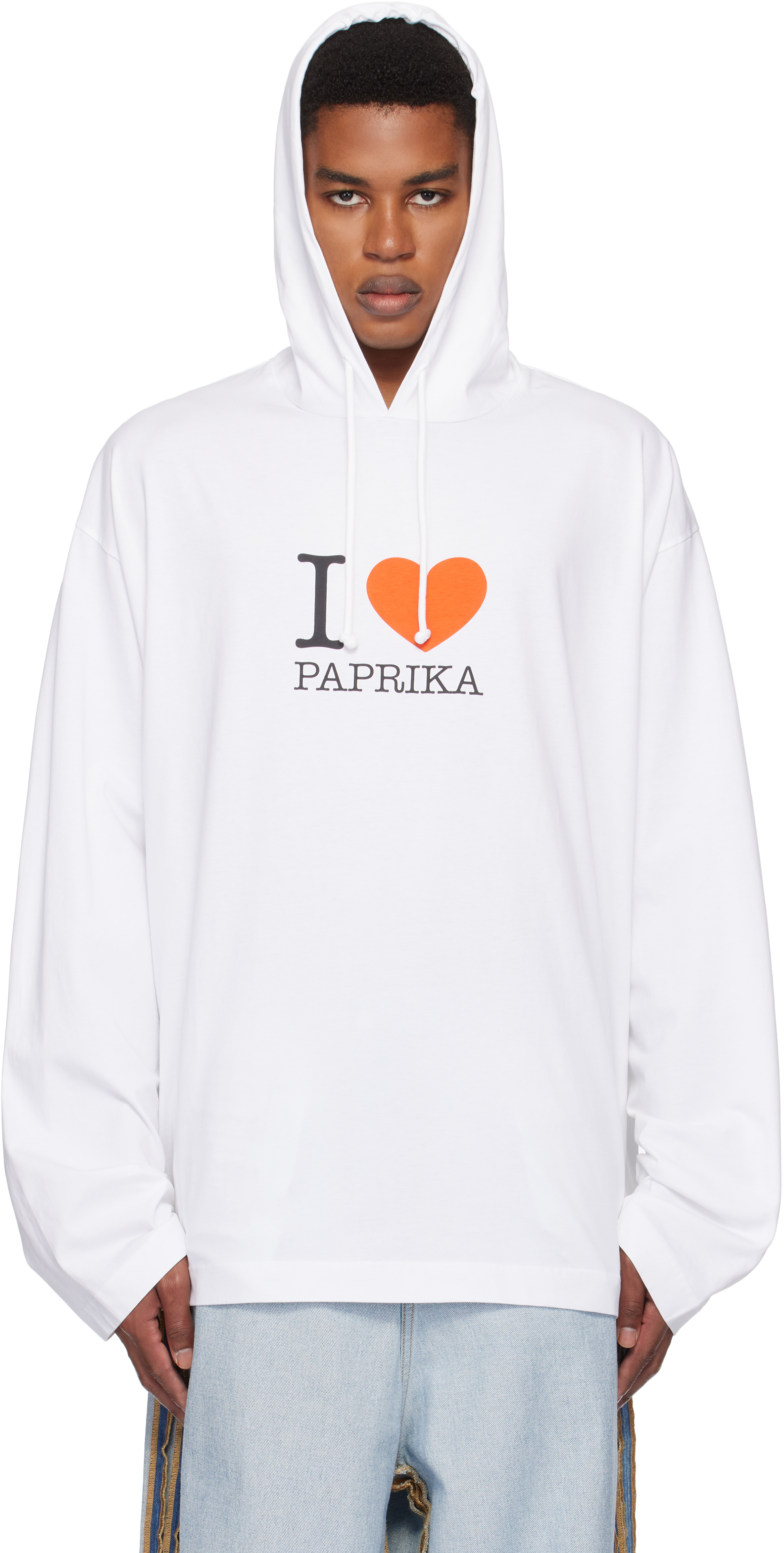 White 'I Love Paprika' Hoodie