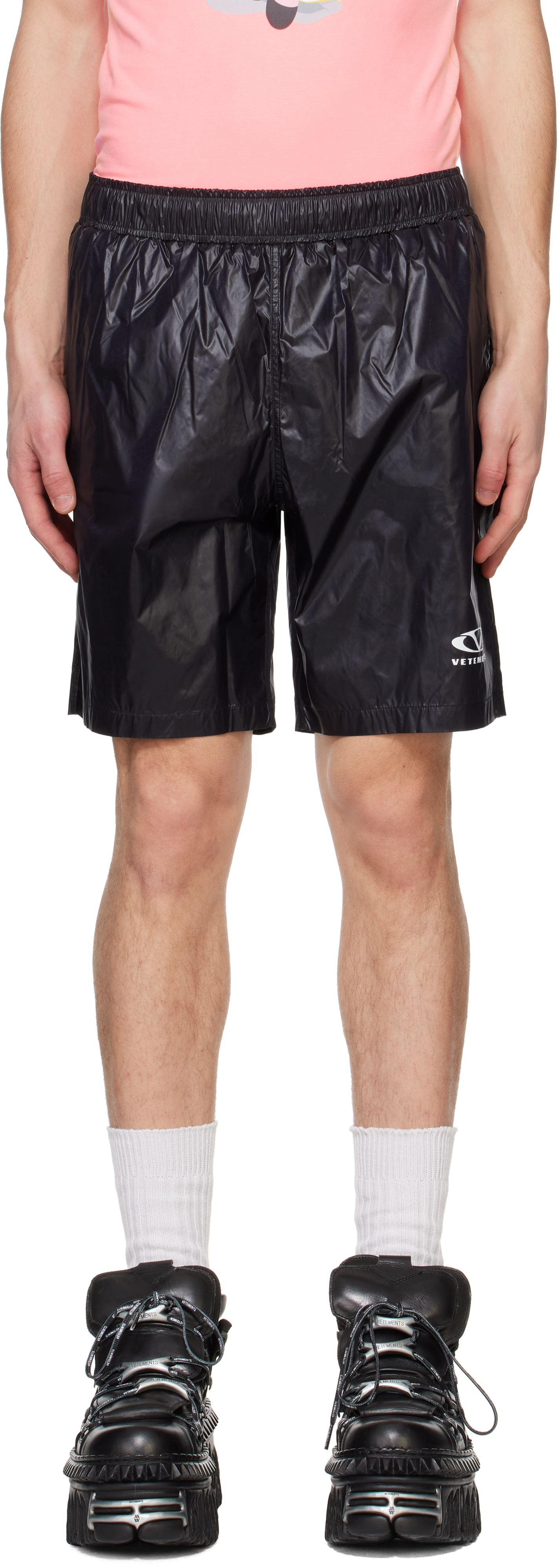 Black Oval Logo Swim Shorts