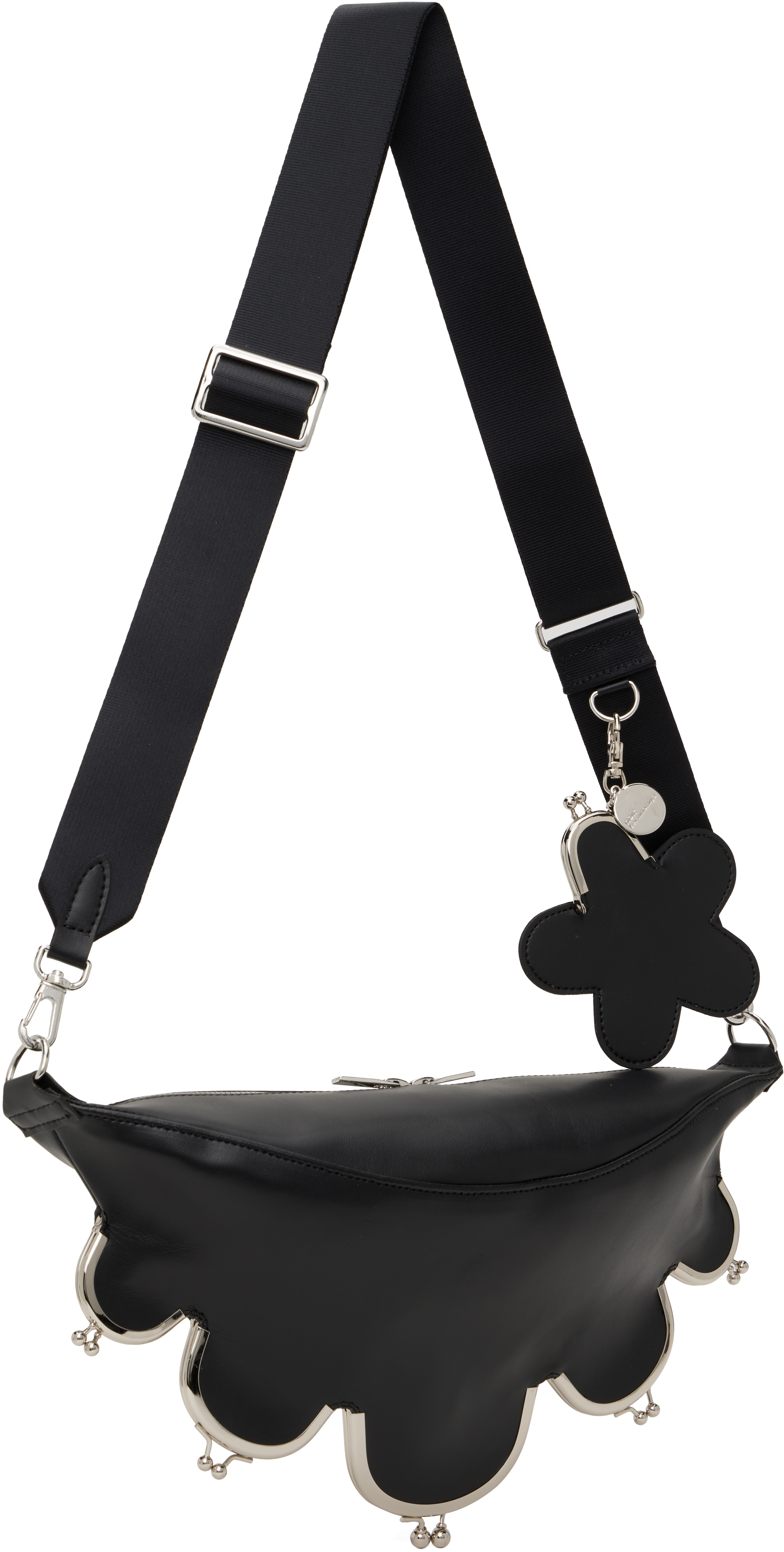NOIR KEI NINOMIYA BLACK SYNTHETIC LEATHER BAG 