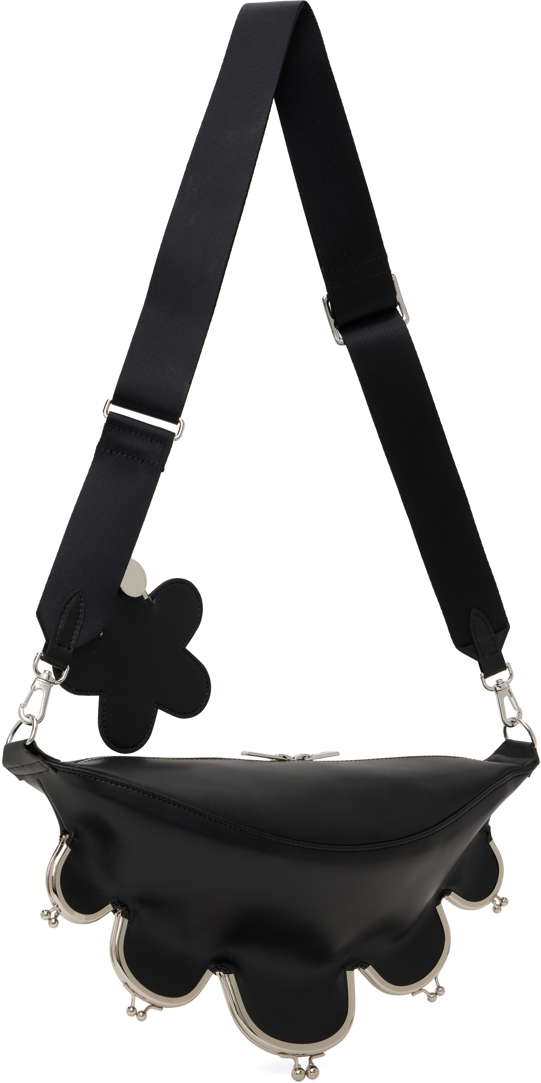 NOIR KEI NINOMIYA BLACK SYNTHETIC LEATHER BAG 