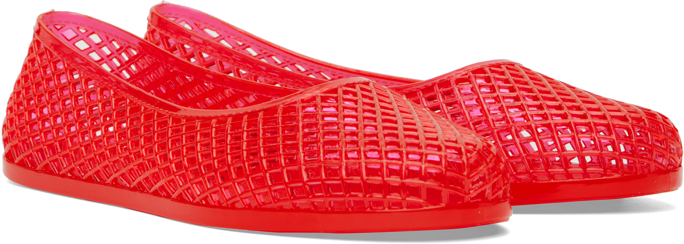 Ancient Greek Sandals Iro Pvc Ballet Flats In Red
