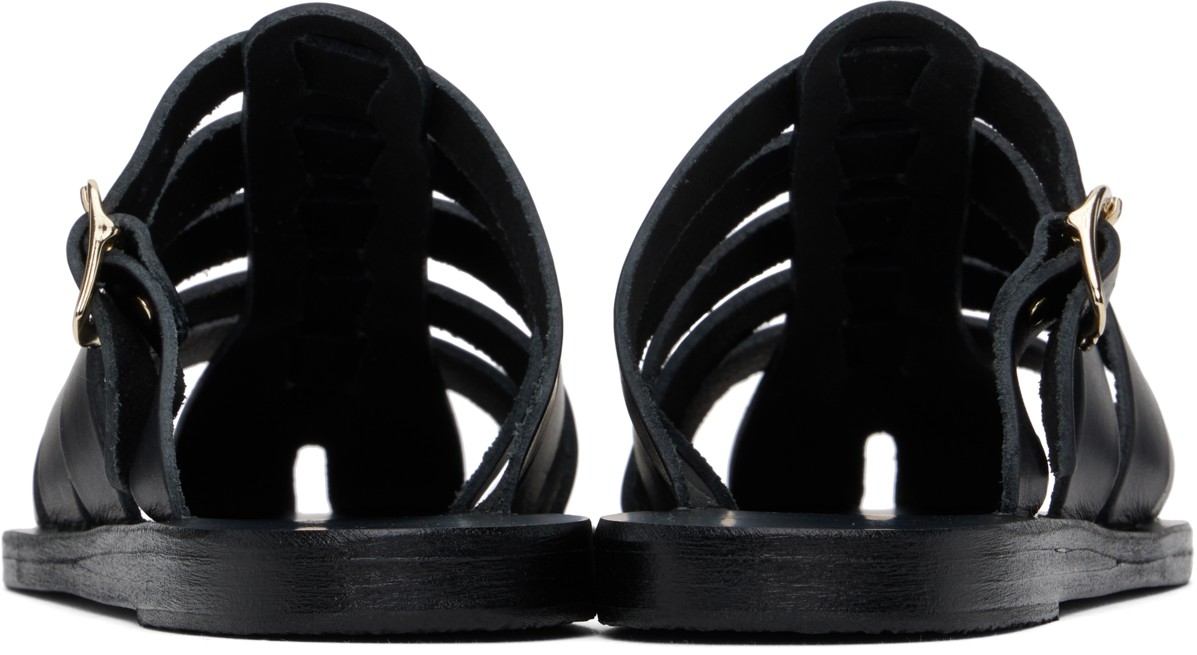Ancient Greek Sandals Cosmia Slippers In Black