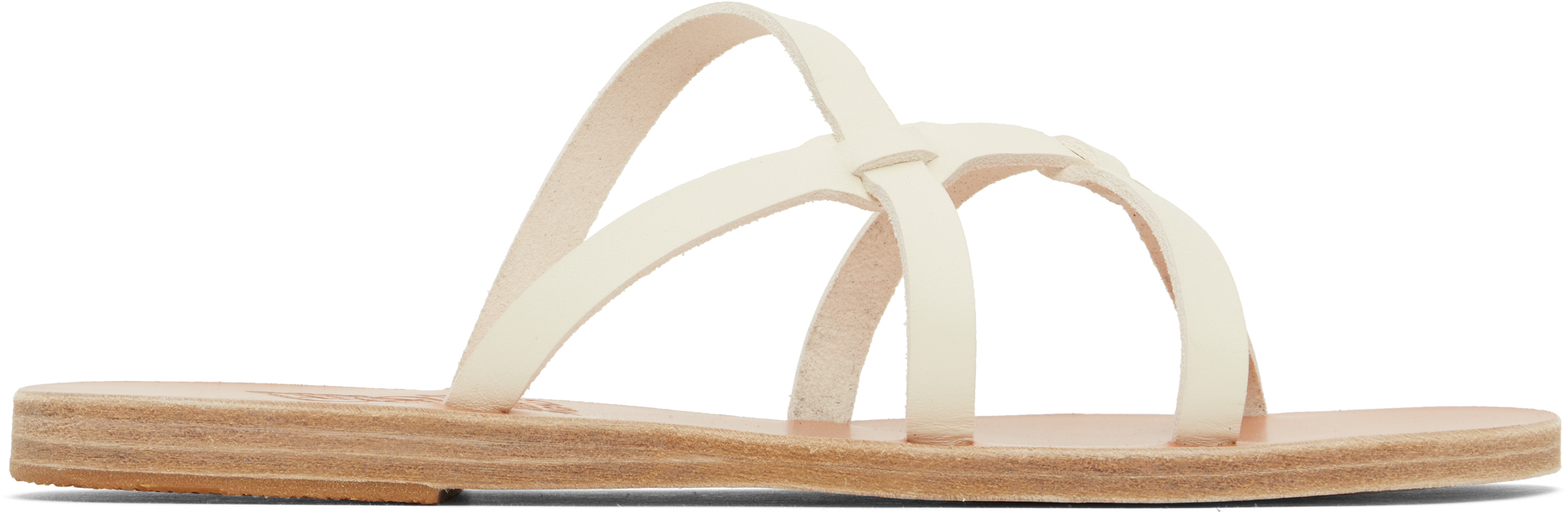 ANCIENT GREEK SANDALS OFF-WHITE EGOPI SANDALS