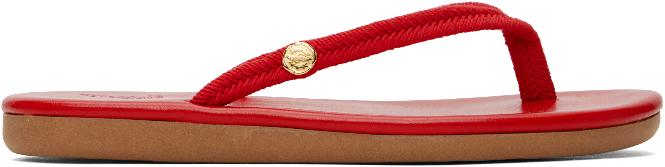 ★Ancient Greek Sandals★ レッド ビーチサンダル Ancient Greek Sandals ウィメンズ サンダル | SSENSE 日本
