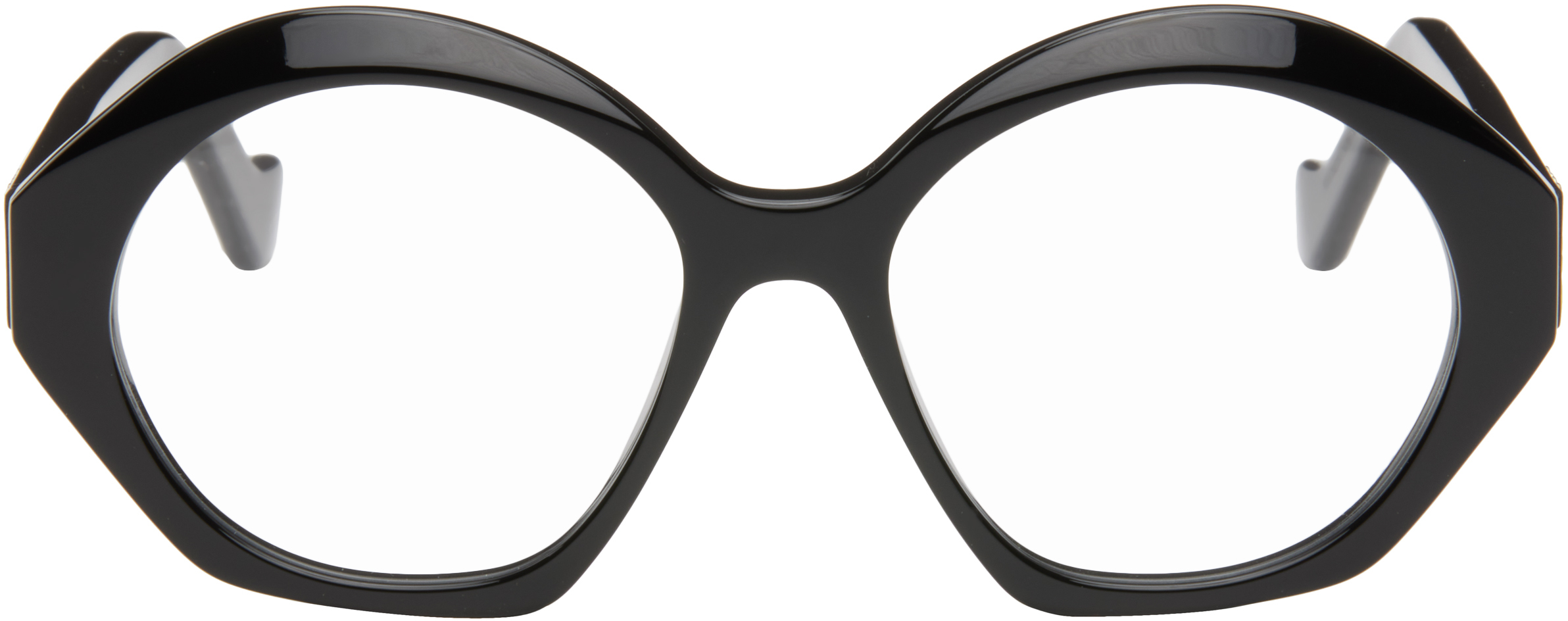 Black Chunky Anagram Glasses