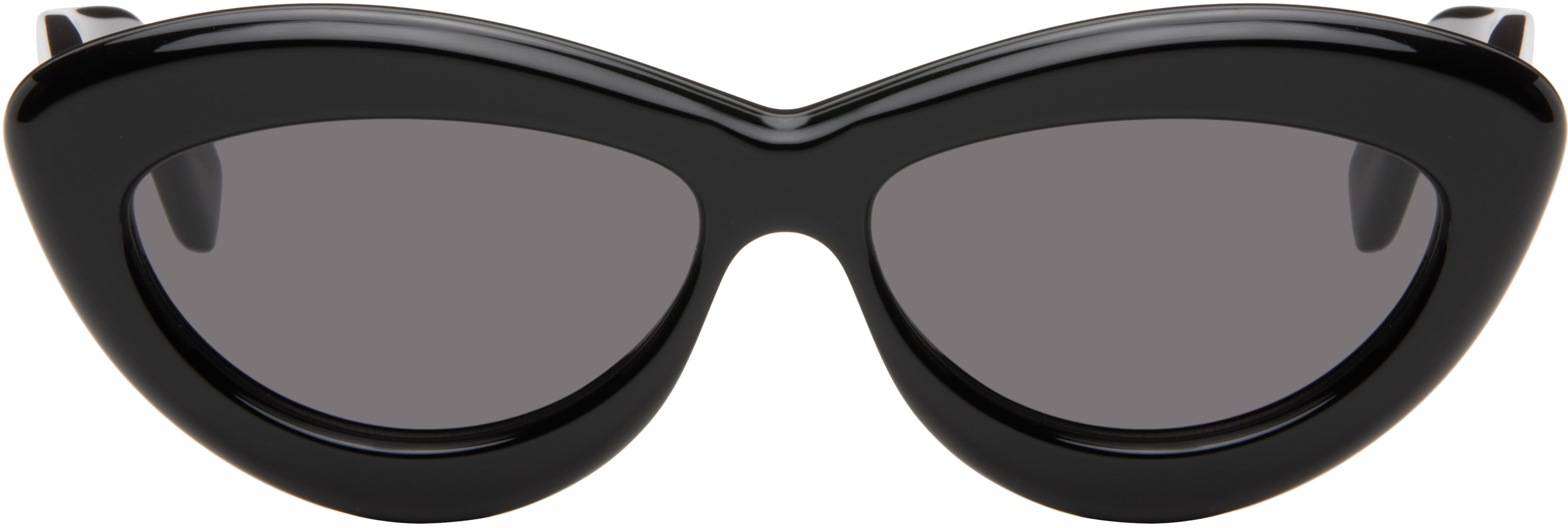 LOEWE BLACK CURVY SUNGLASSES 