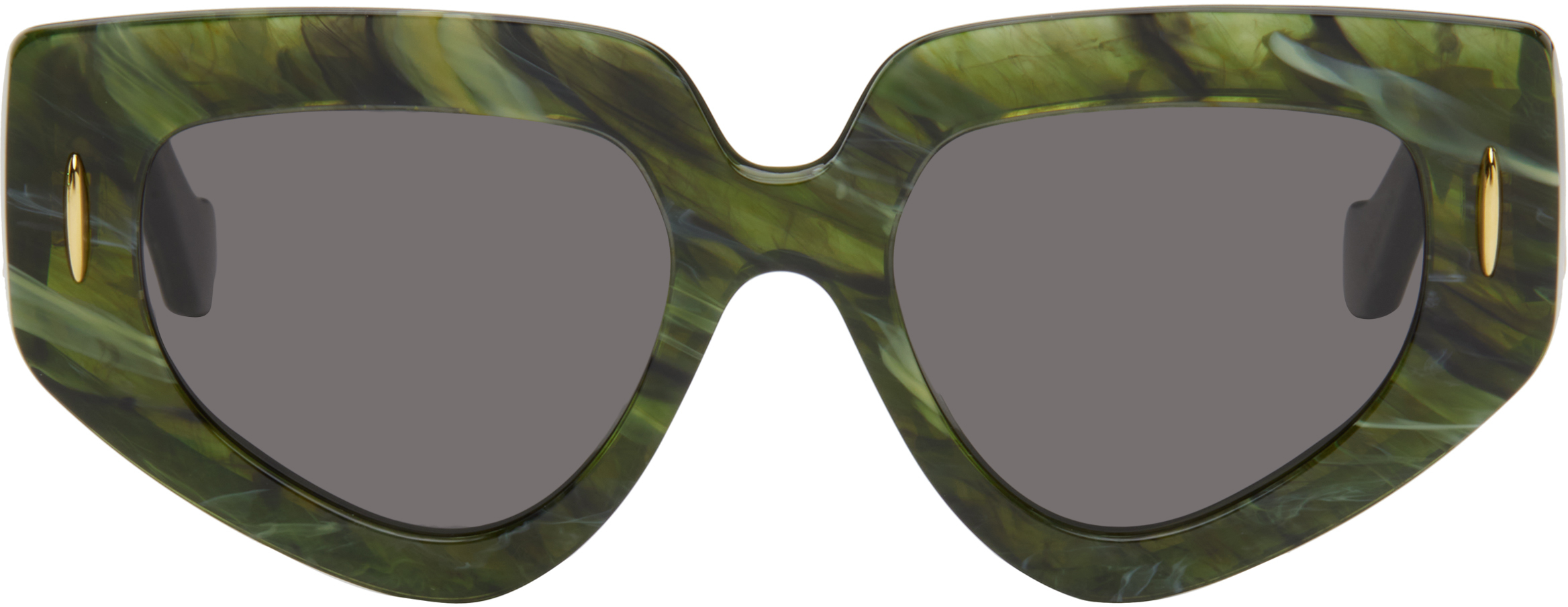 Green Butterfly Screen Sunglasses