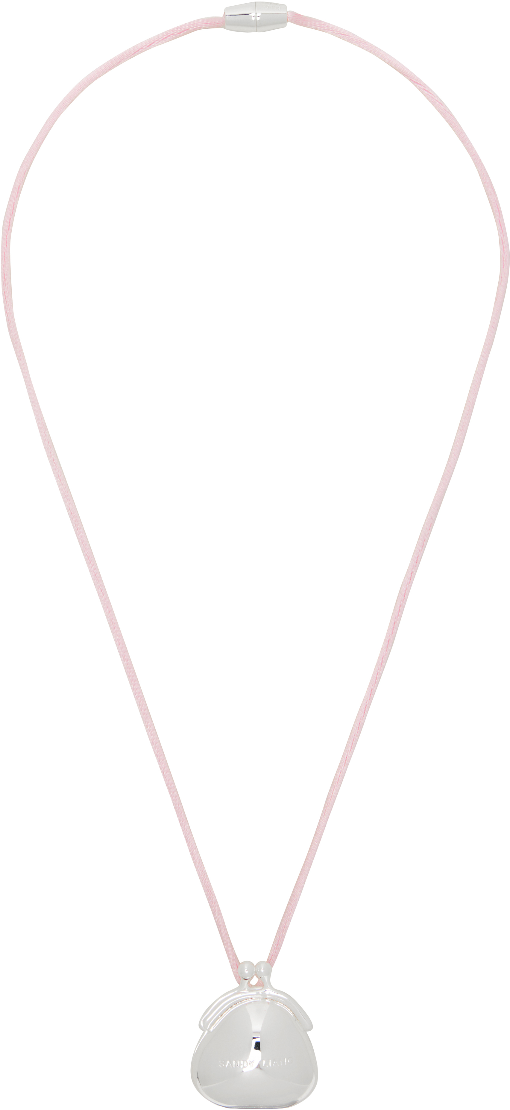 【関税込み】Sandy Liang ピンク Purse ネックレス Sandy Liang: Pink Purse Necklace | SSENSE 日本