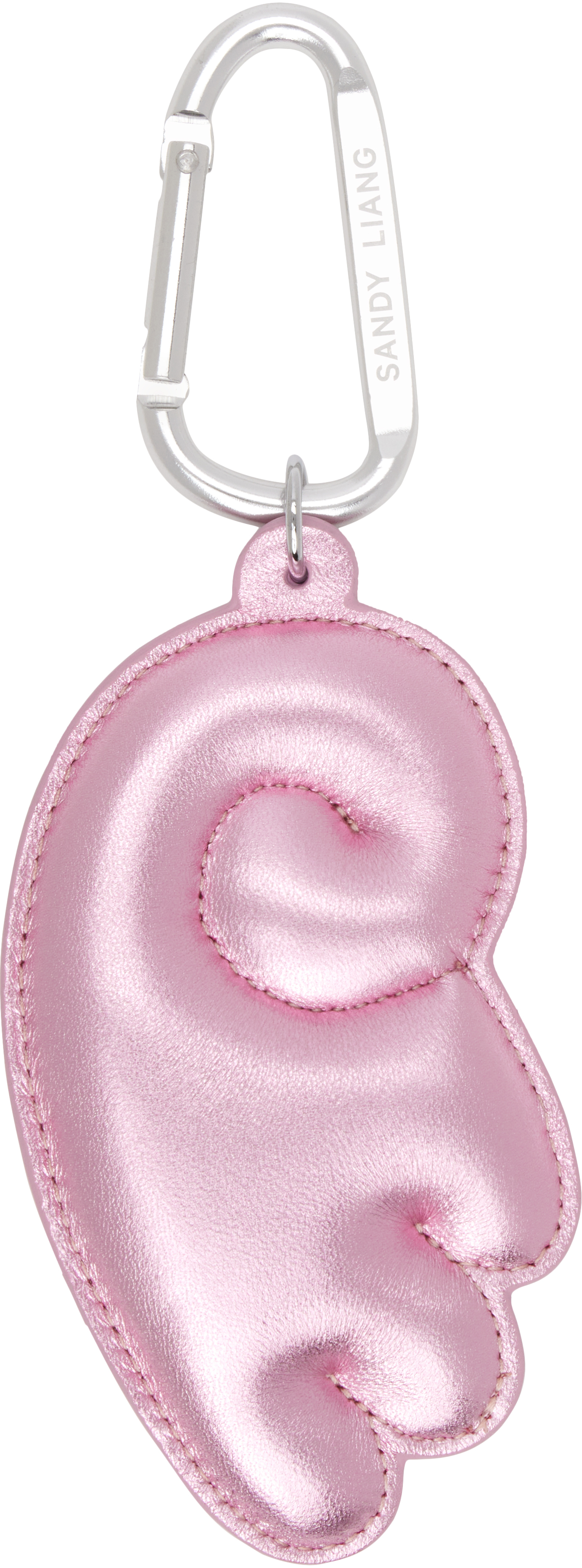 Sandy Liang: Pink Wing Bag Charm Keychain | SSENSE Sandy Liang: Pink Wing Bag Charm Keychain | SSENSE