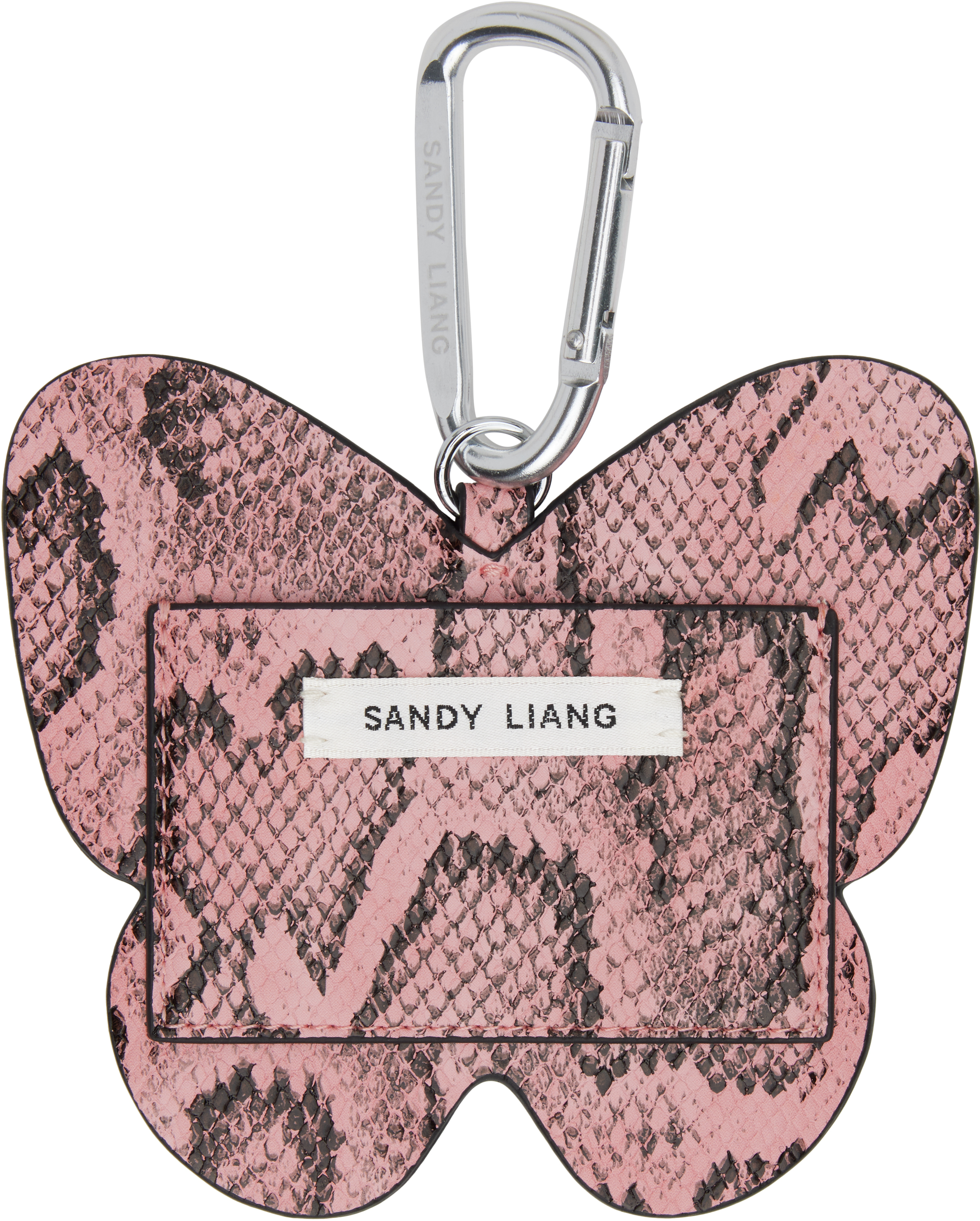 関税送料込み【Sandy Liang】Year Of The Snake キーホルダー Pink Year Of The Snake Keychain by Sandy Liang on Sale