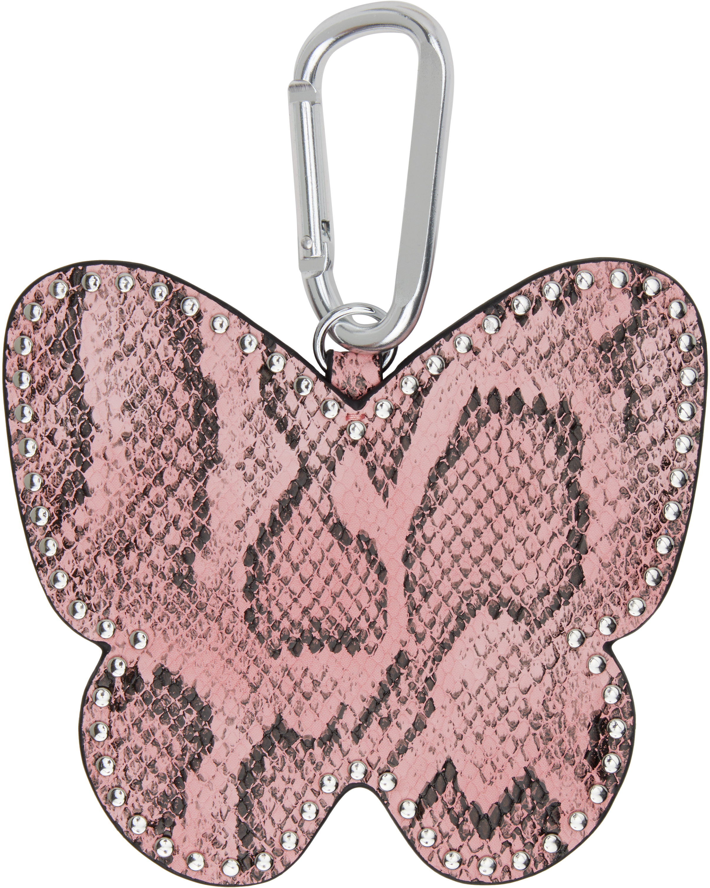 Shop Sandy Liang Pink Year Of The Snake Keychain
