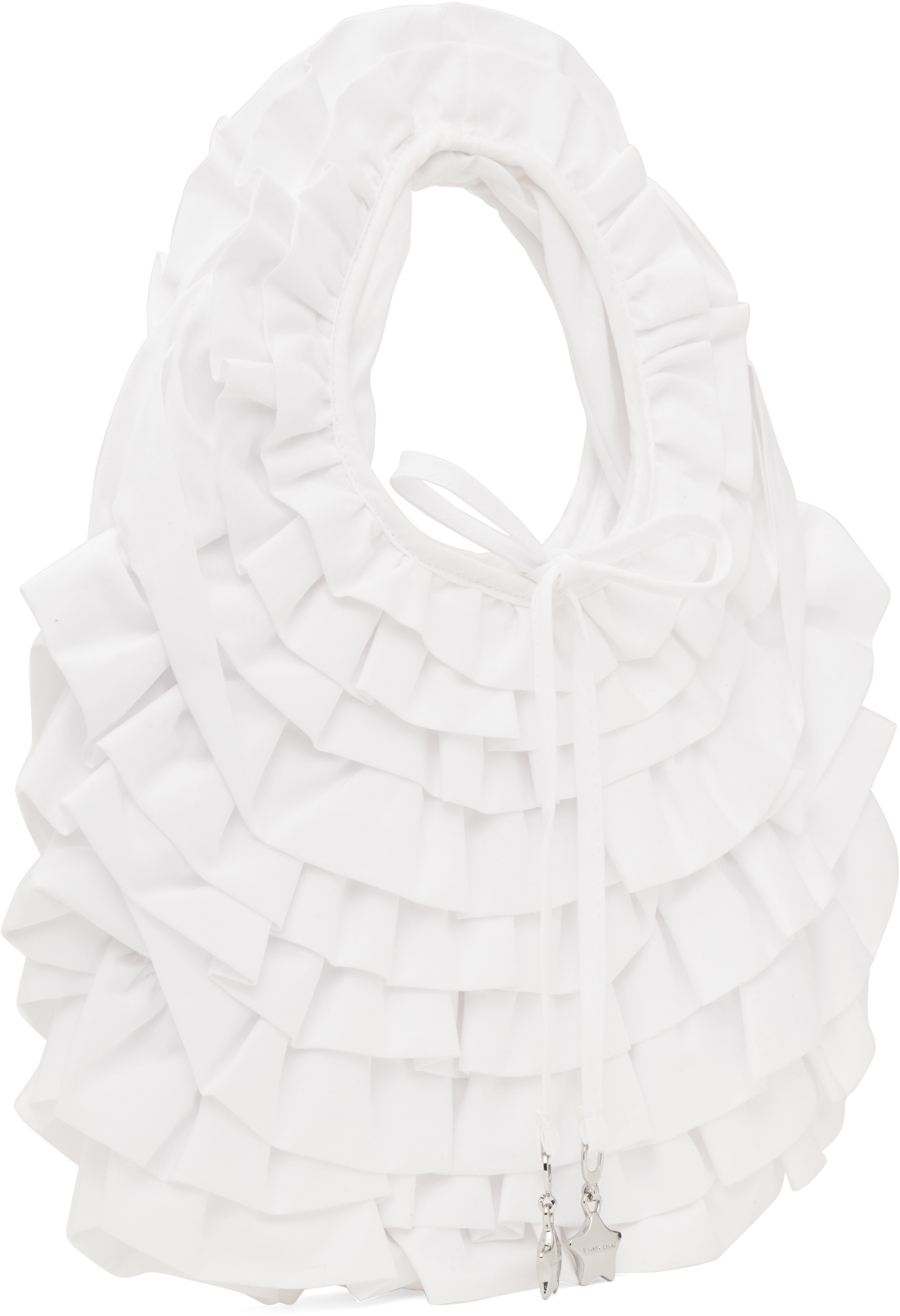 Sandy Liang White Napa Bag In White