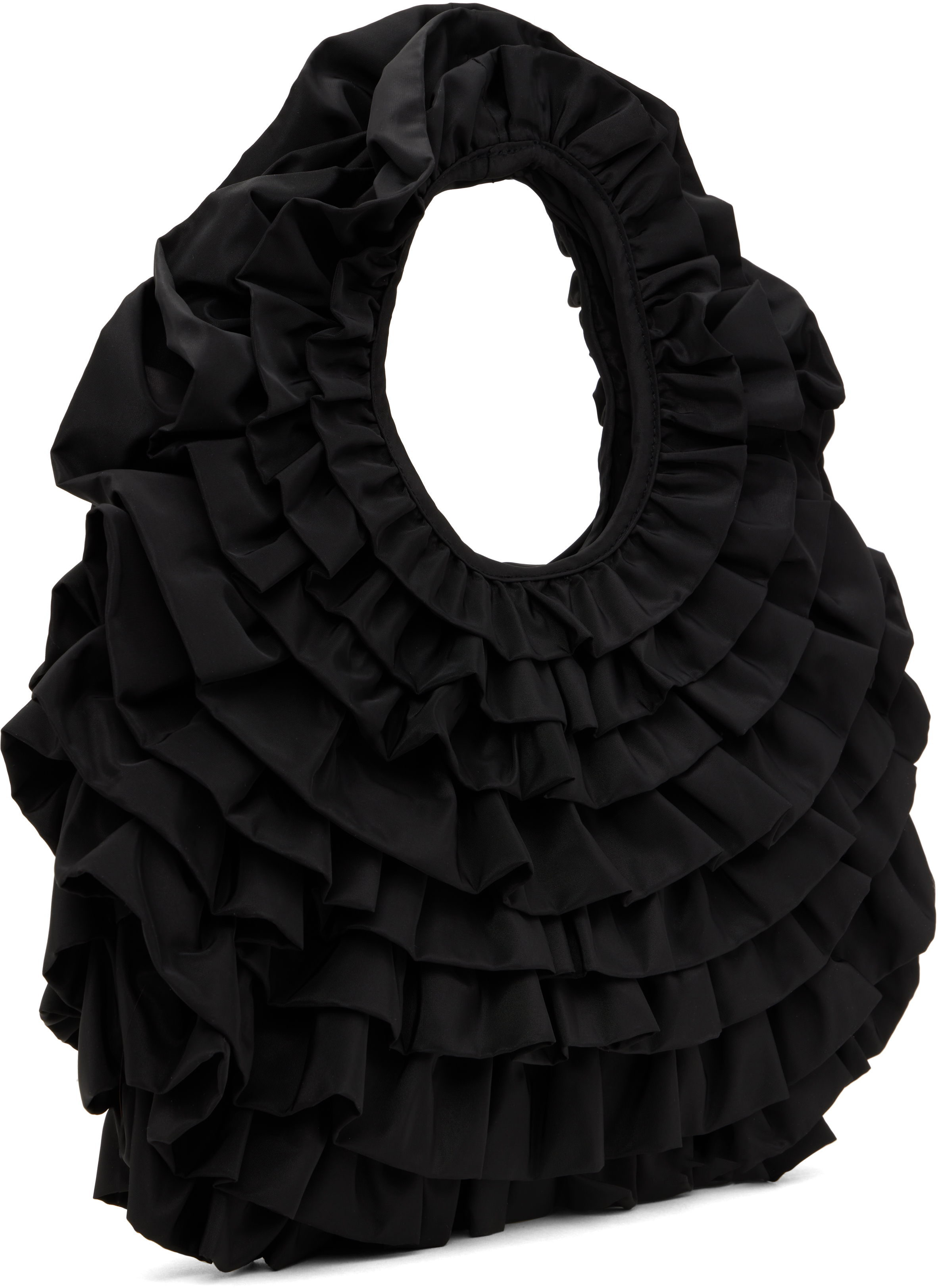 Sandy Liang Black Napa Bag In Black