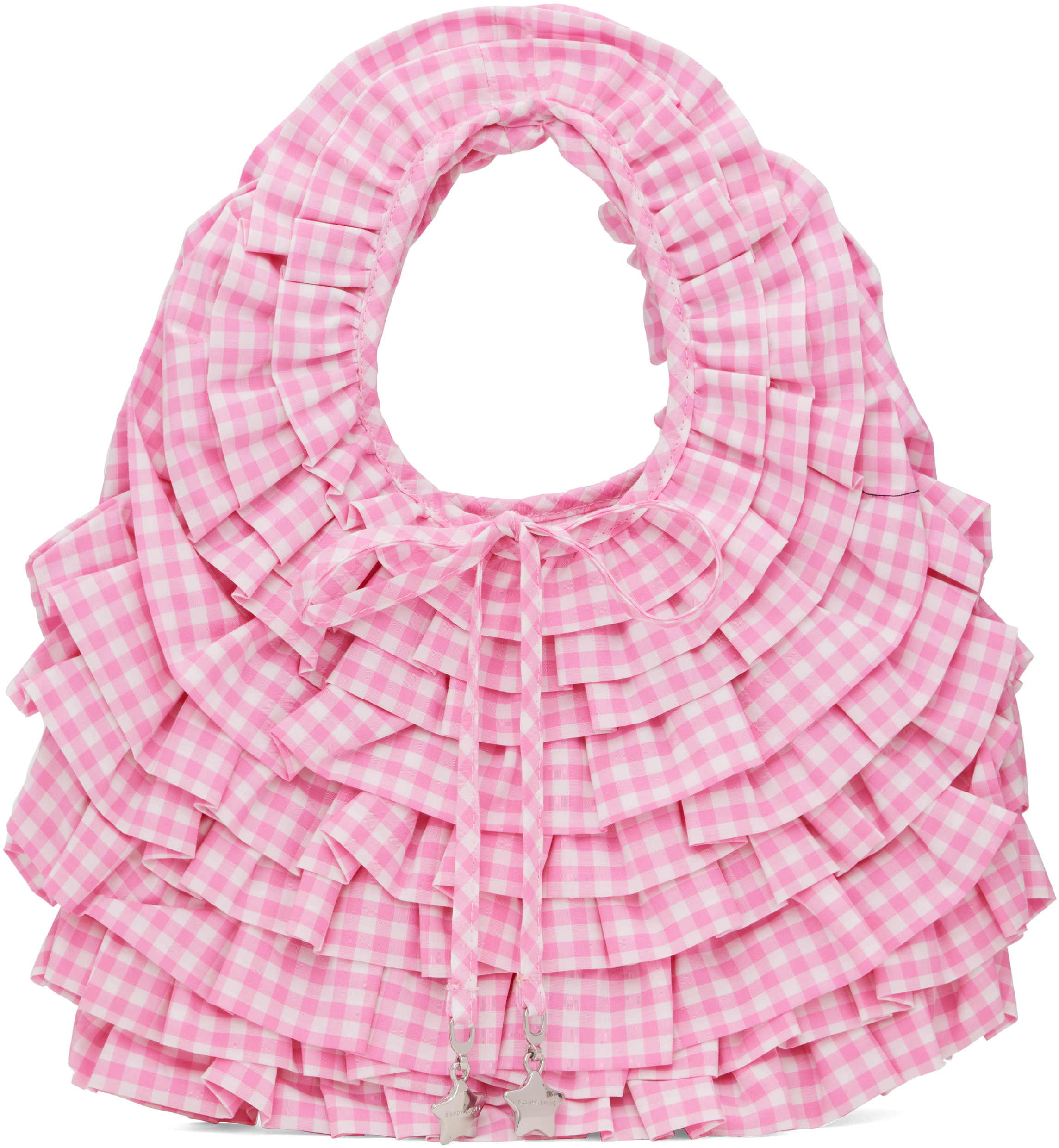 Sandy Liang Pink Napa Bag In Pink Multi