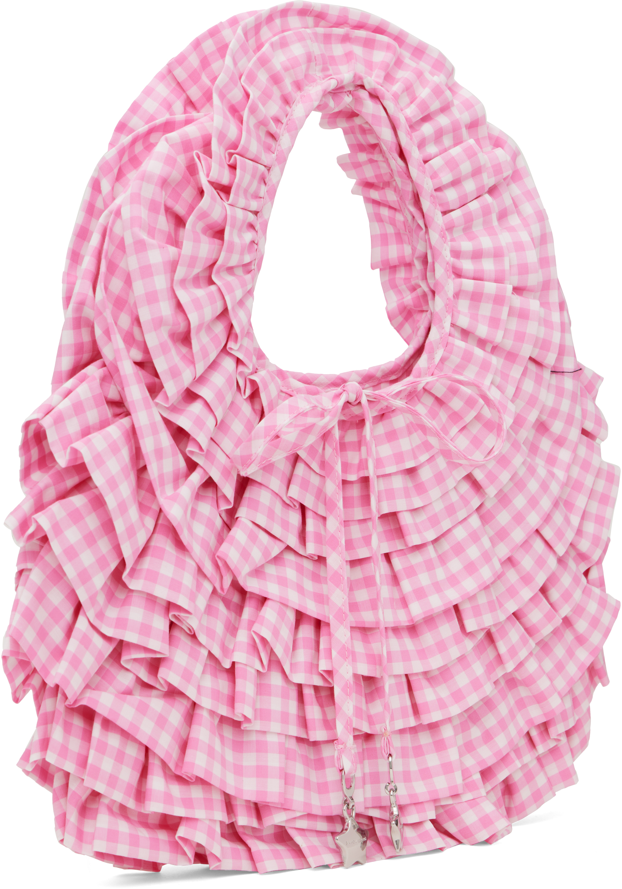 Sandy Liang Pink Napa Bag In Pink Multi