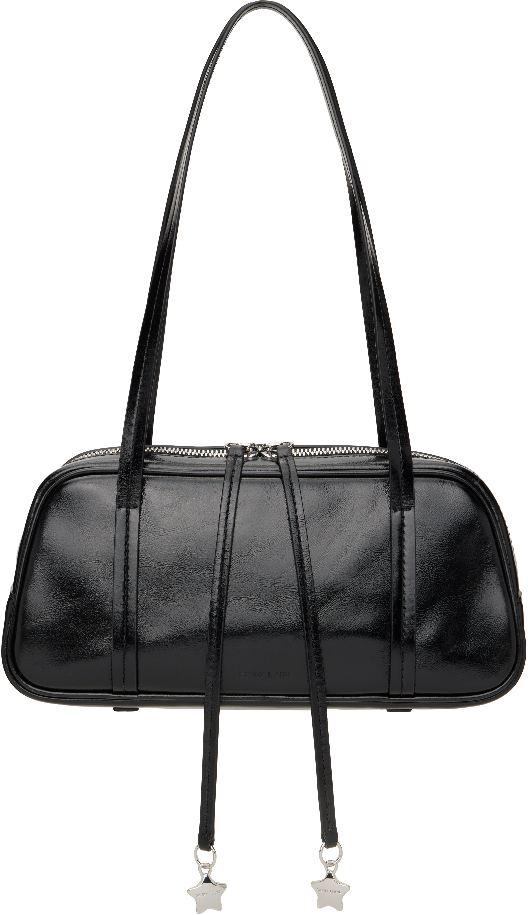 Sandy Liang: Black Twin Bag | SSENSE Sandy Liang: Black Twin Bag | SSENSE