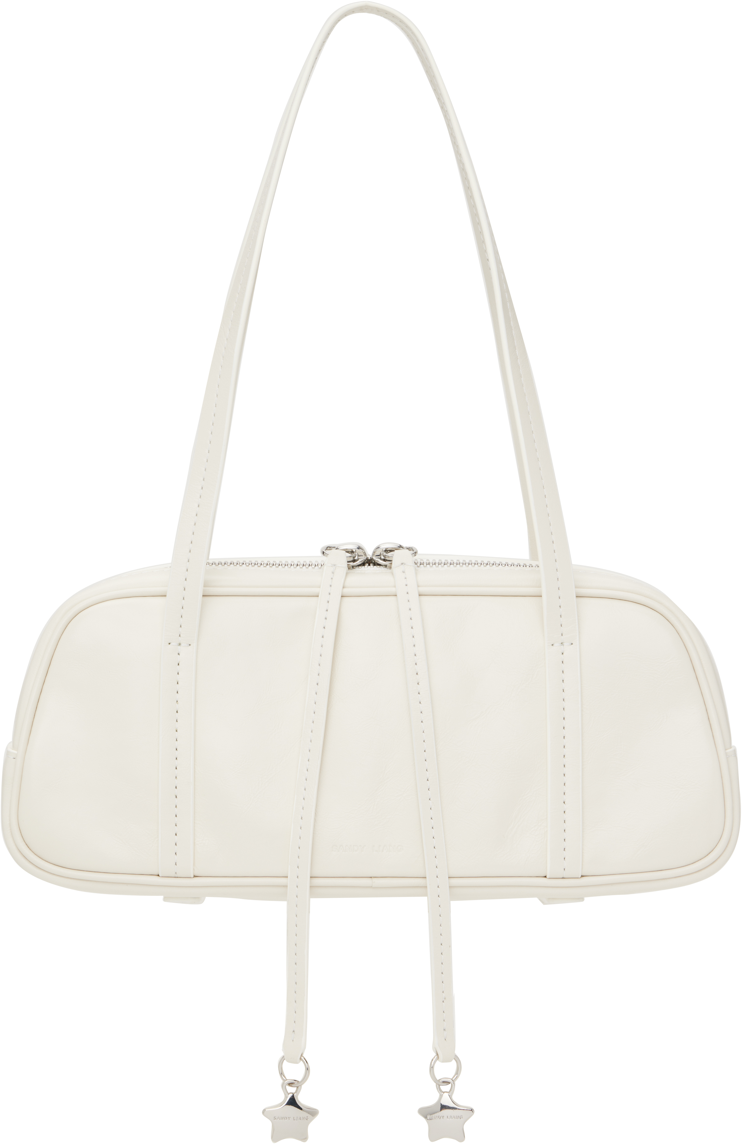 Sandy Liang: White Twin Bag | SSENSE Sandy Liang: White Twin Bag | SSENSE
