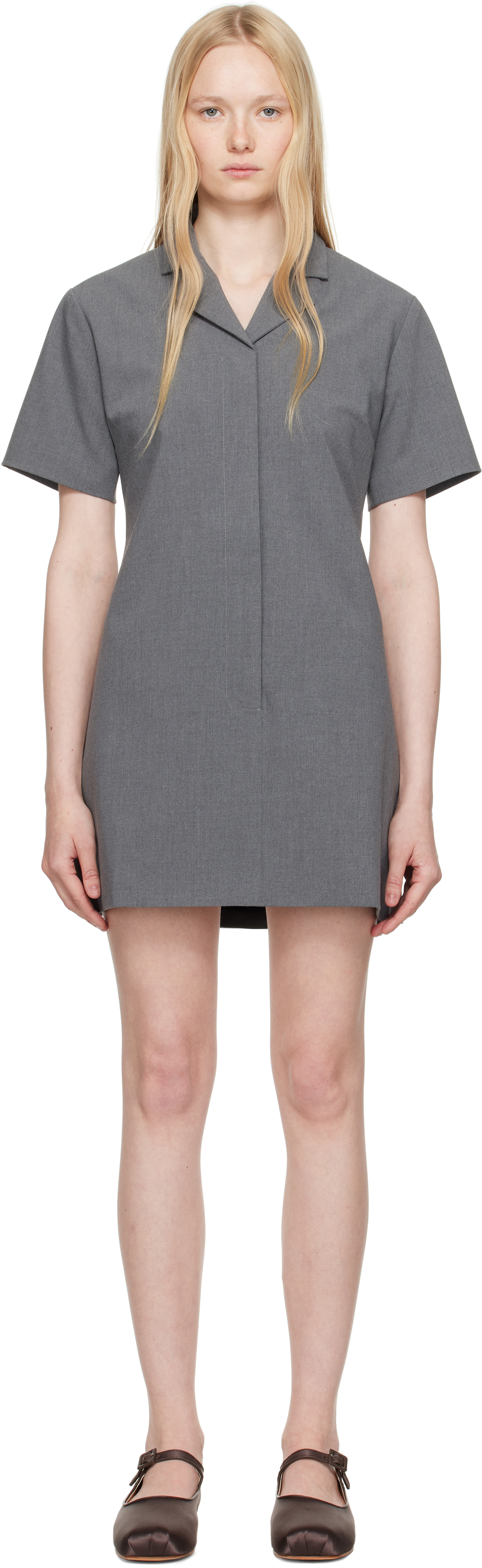 Gray Nurse Minidress