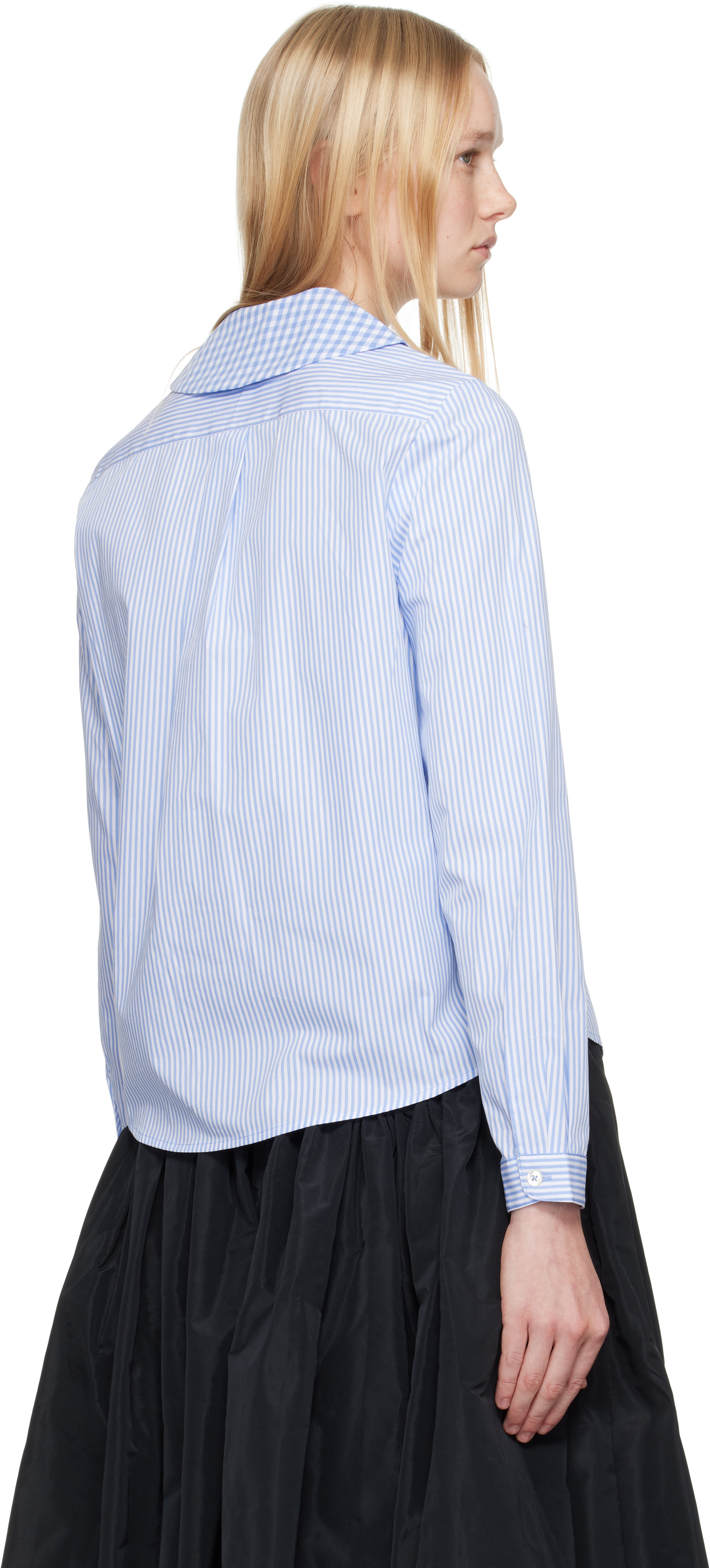 Sandy Liang Blue Wilbur Shirt