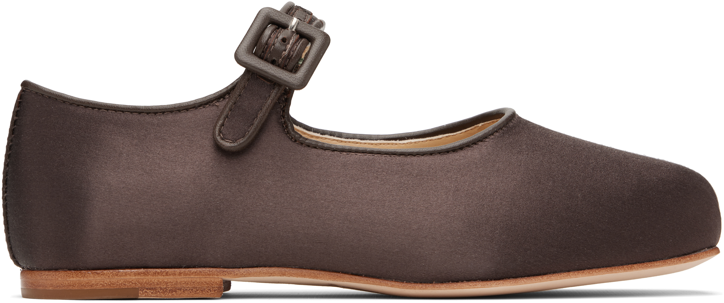 Black Mary Jane Pointe Ballerina Flats