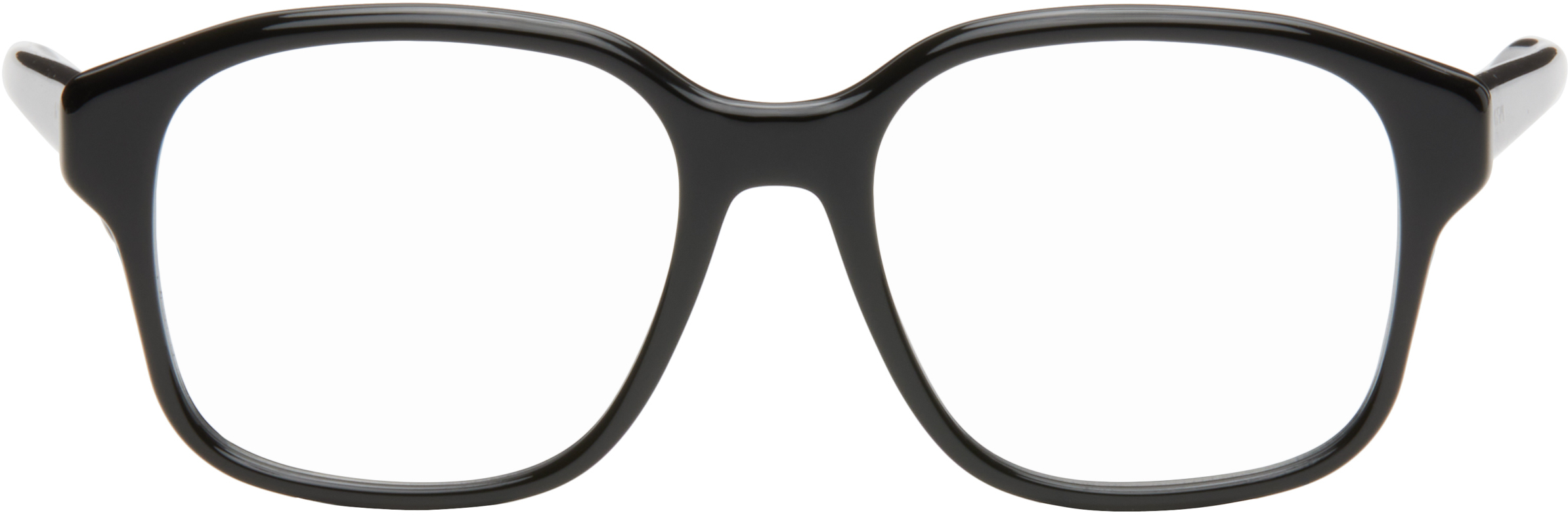 【大人気】LOEWE ブラック Slim メガネ LOEWE: ブラック Slim メガネ | SSENSE 日本