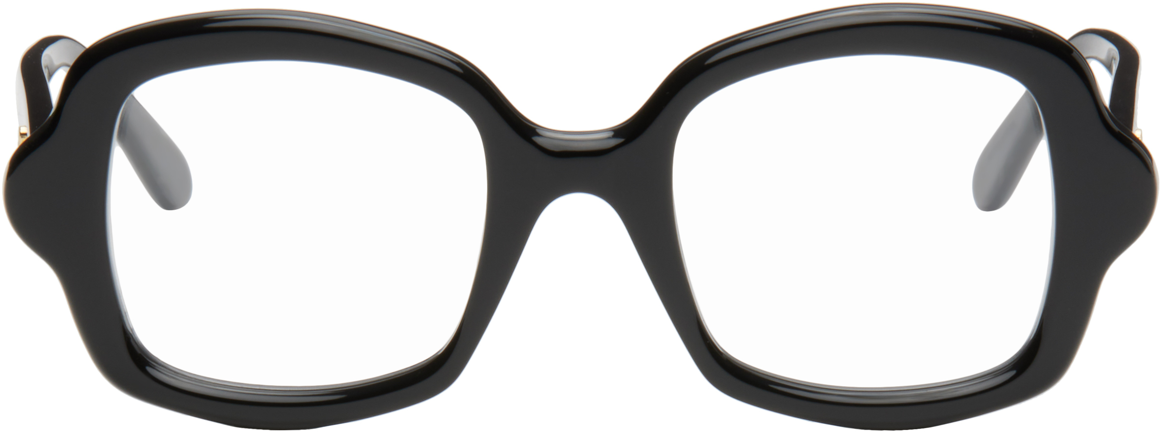 Black Curvy Glasses