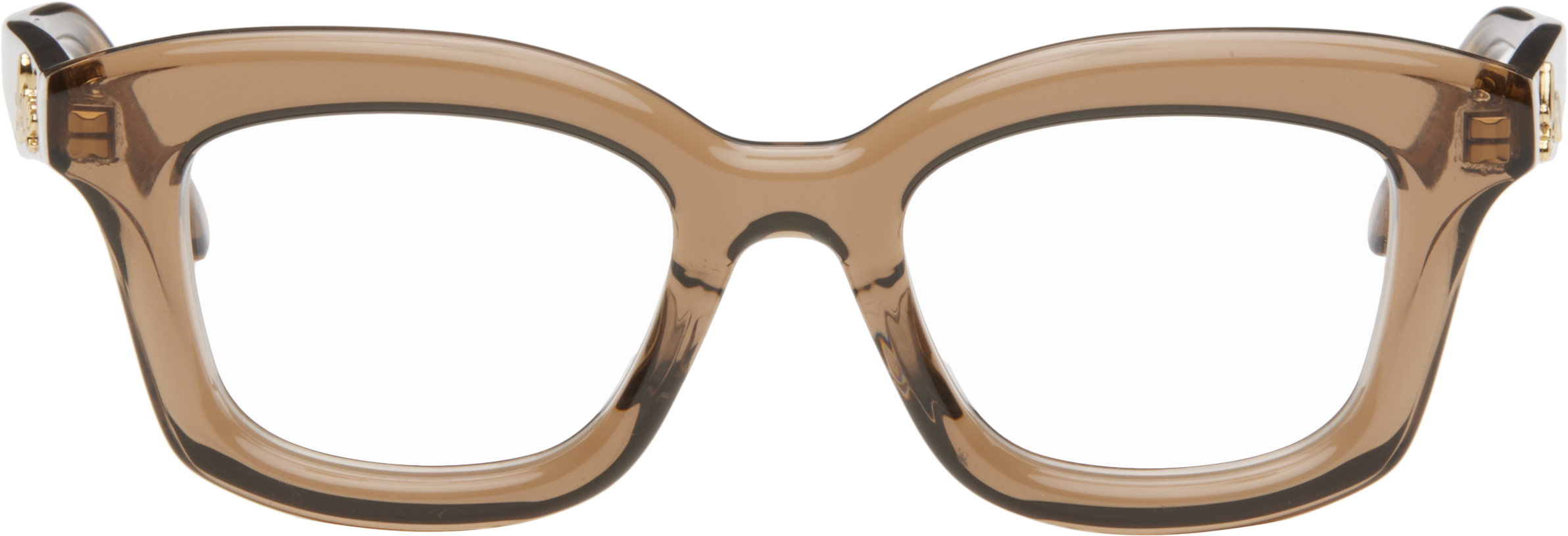 Brown Square Glasses