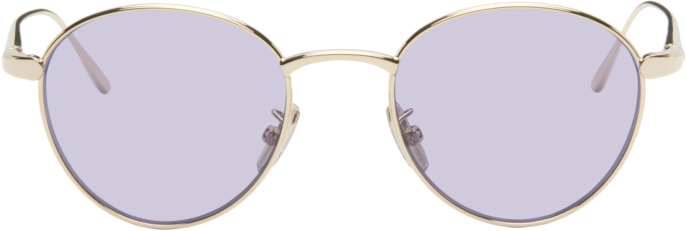 Gold Slim Sunglasses