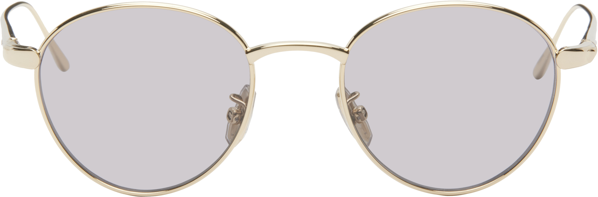 Gold Slim Sunglasses