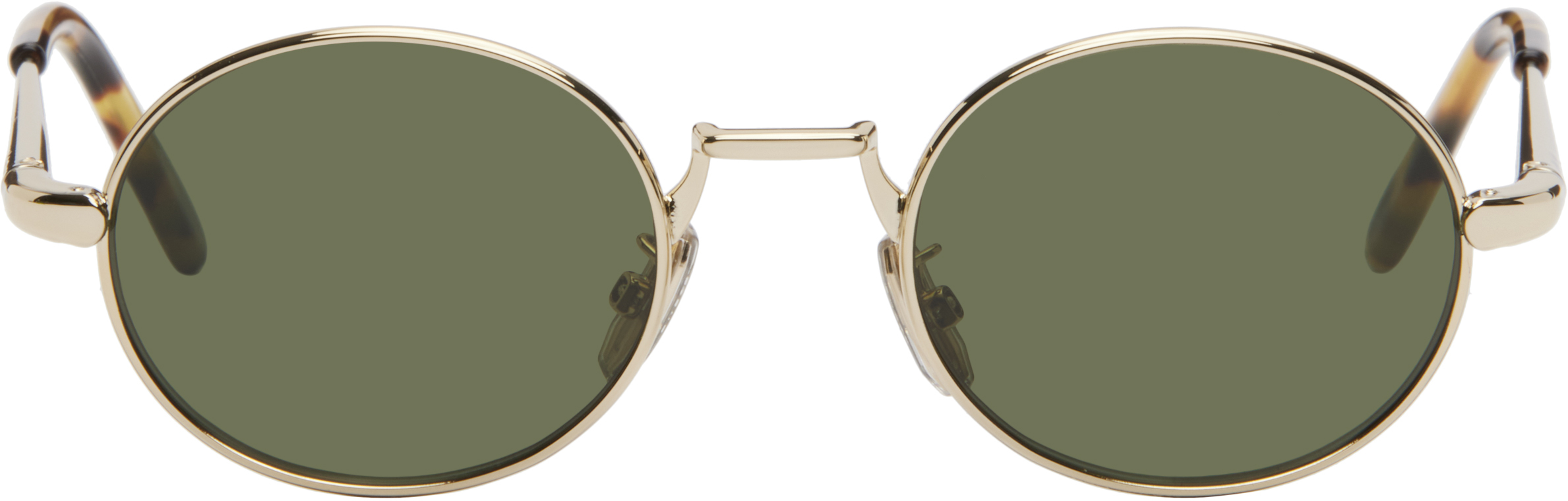 Gold Slim Sunglasses