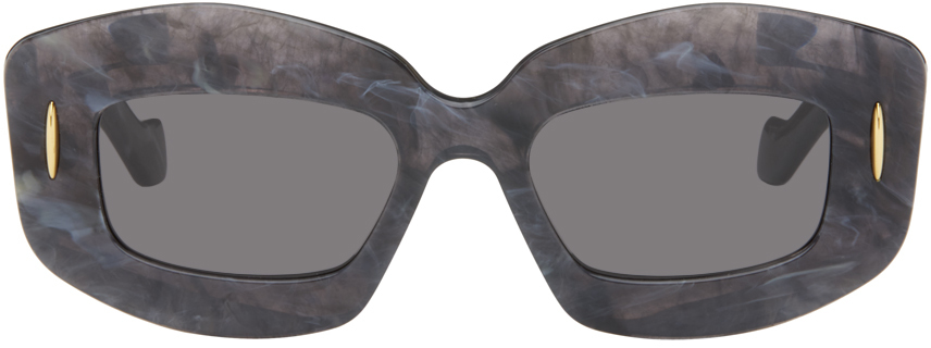 サングラス Loewe Light Grey Acetate Sunglasses loewe-signature-lw40180u-16c-