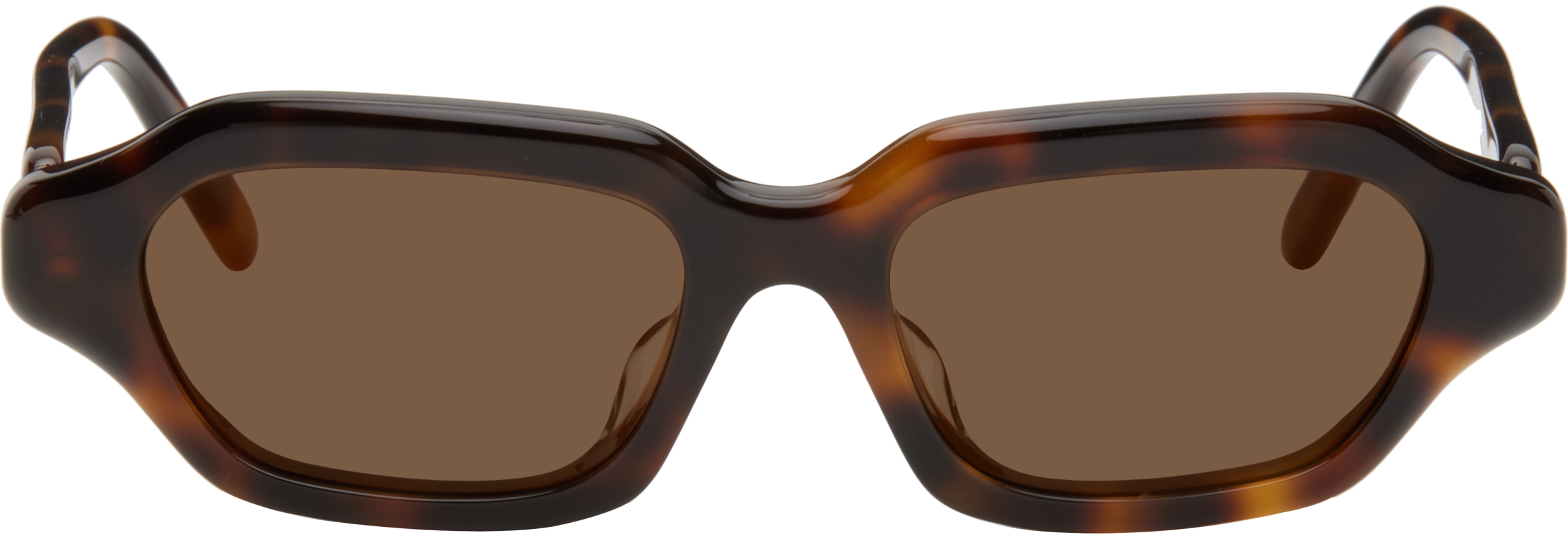 Brown Slim Sunglasses