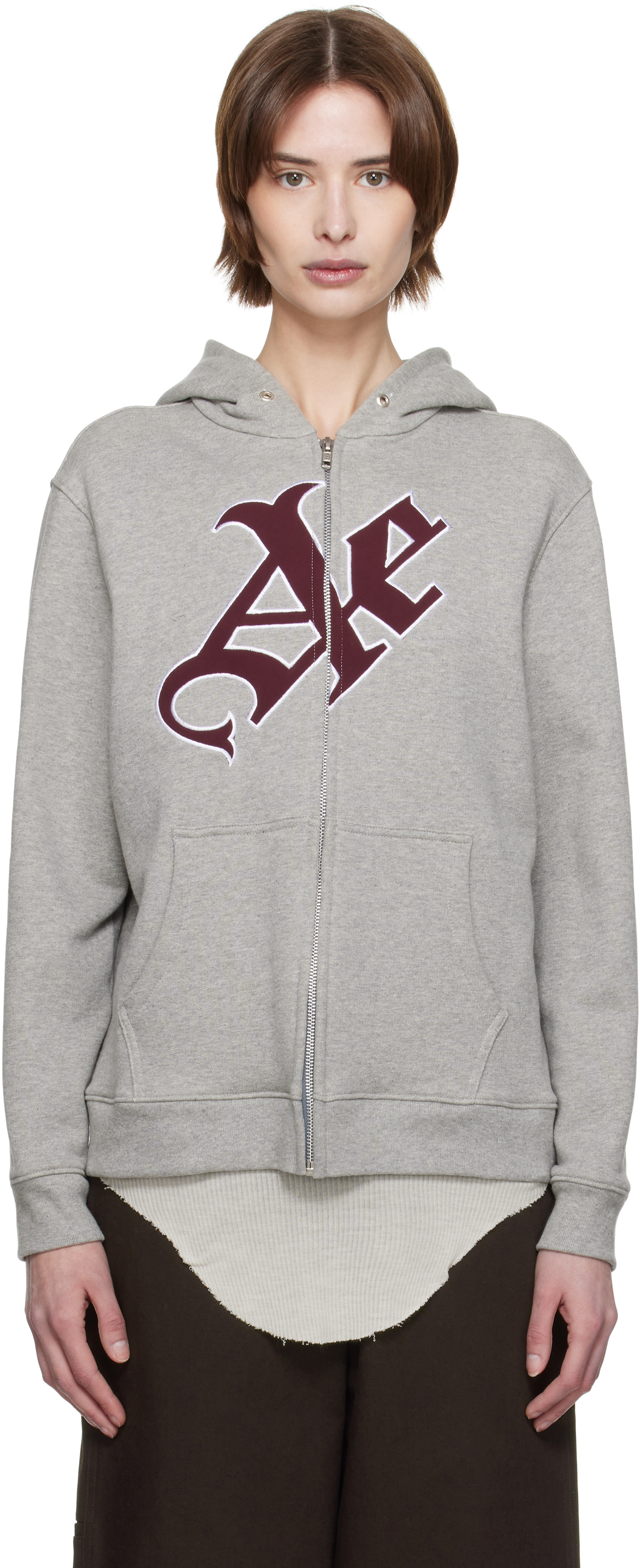 Gray 
AE
 Hoodie