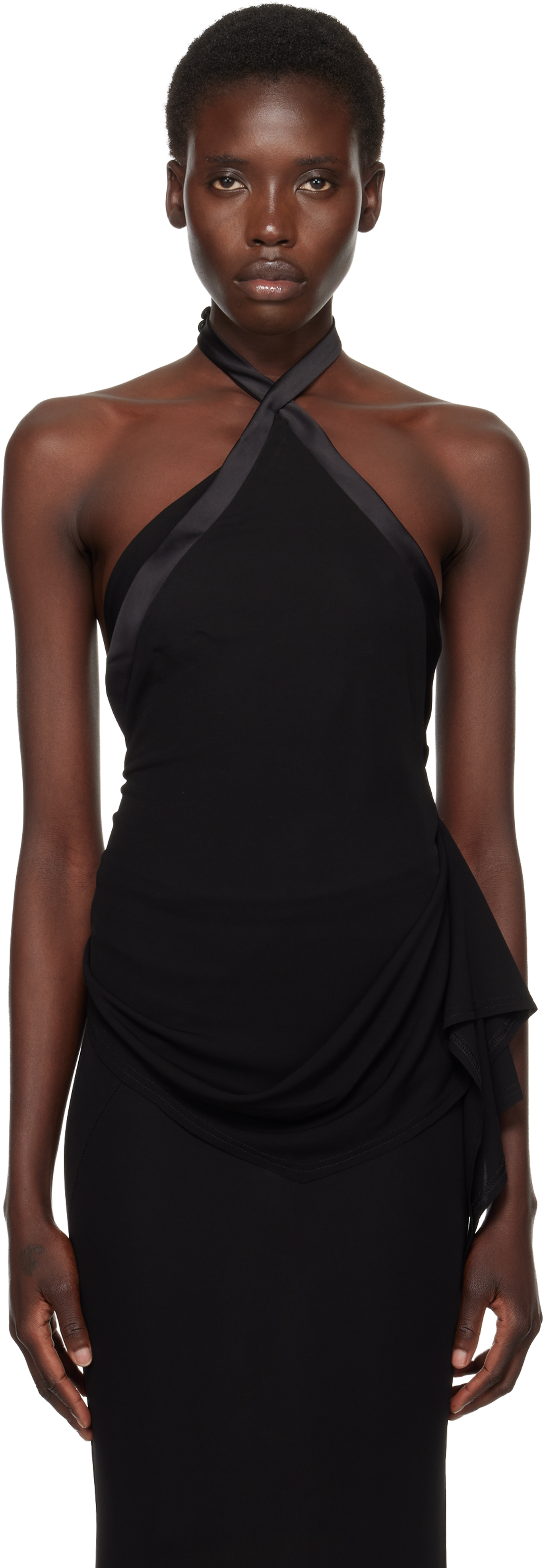 Black Halter Top