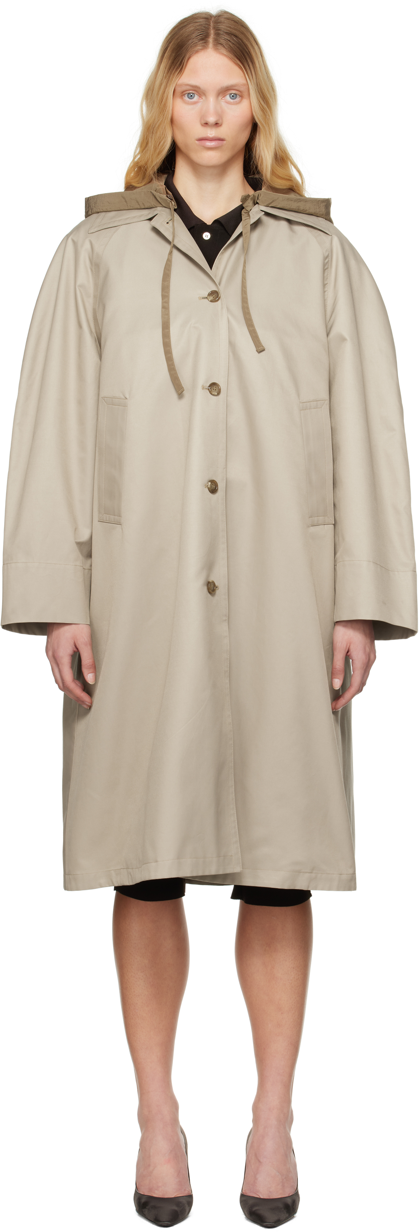 Khaki Holiday Trench Coat