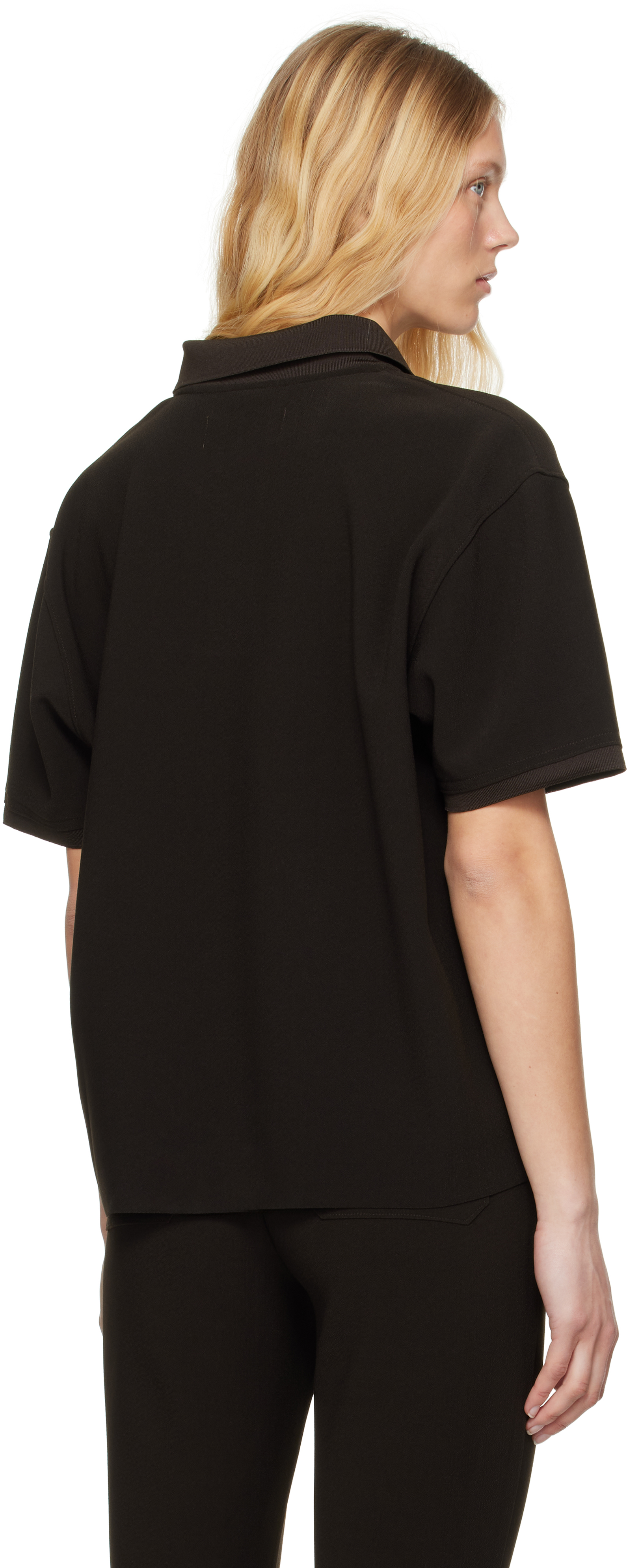 Birrot Brown Lay2 Polo In Chocolate