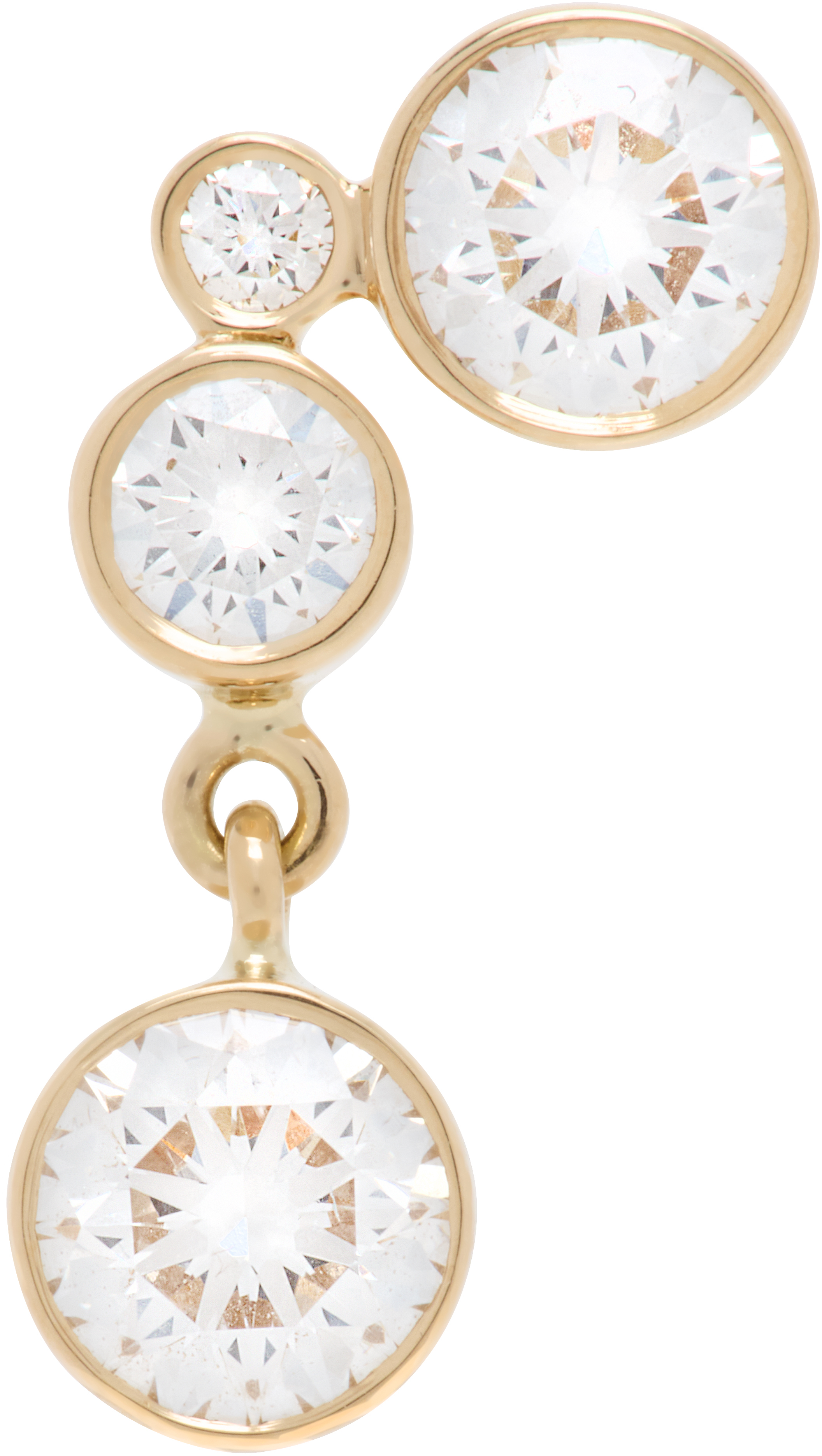 Gold Stella Diamant Single Earring