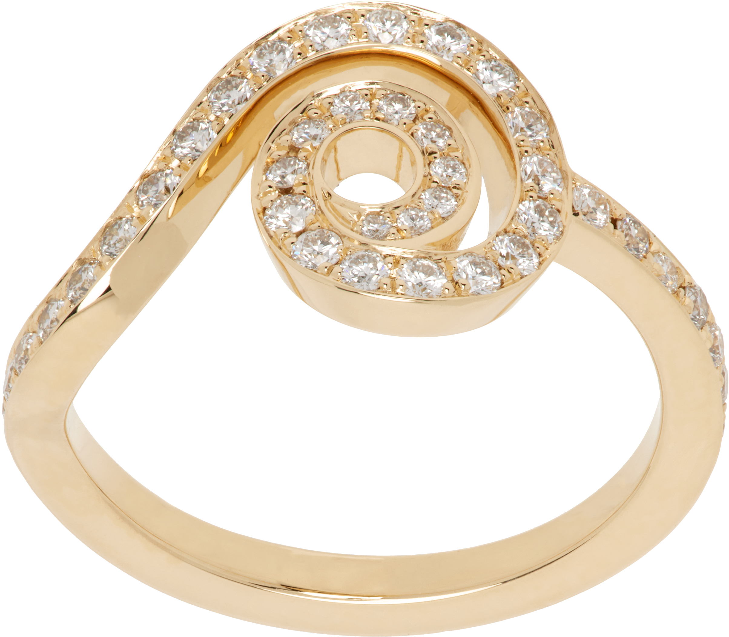 Gold 'La Dorset Pavé' Ring