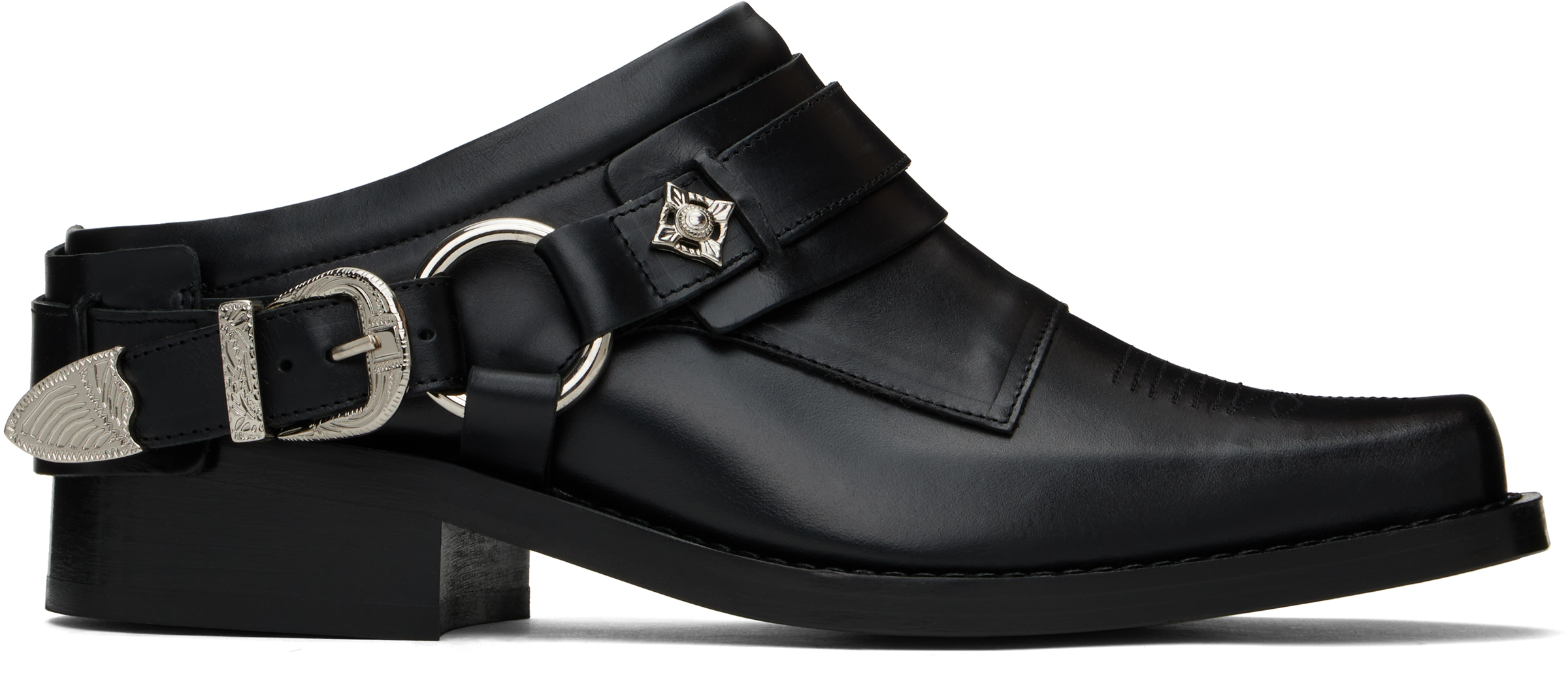 Black Western Mules