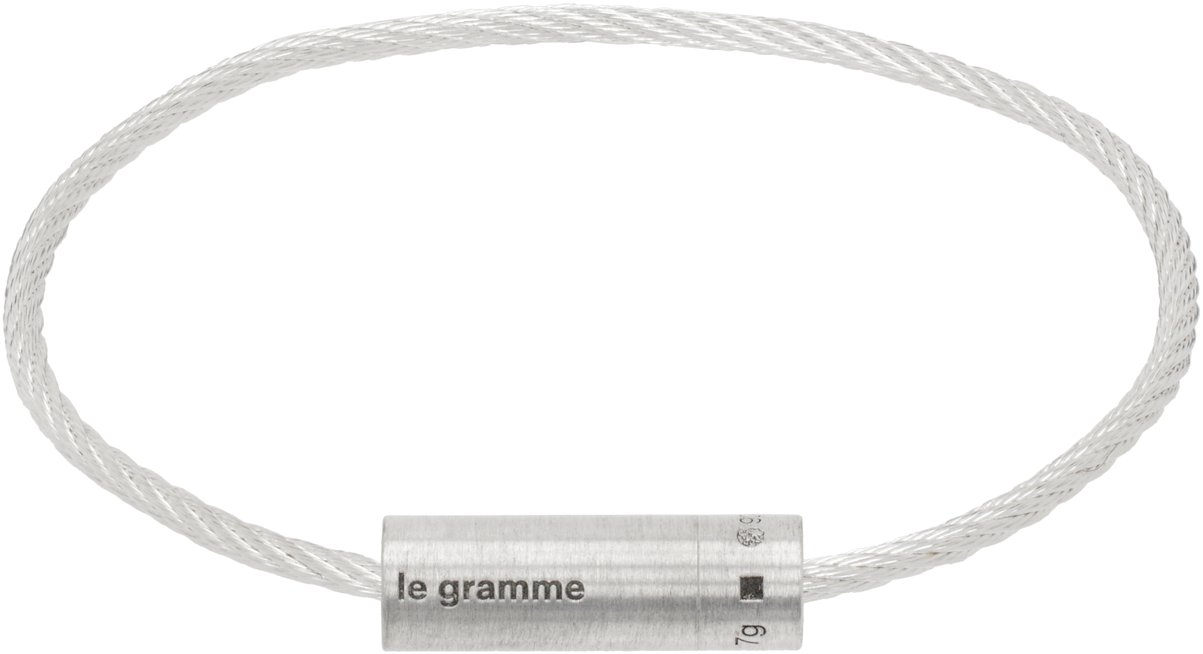 Silver Cable 
Le 7g
 Bracelet