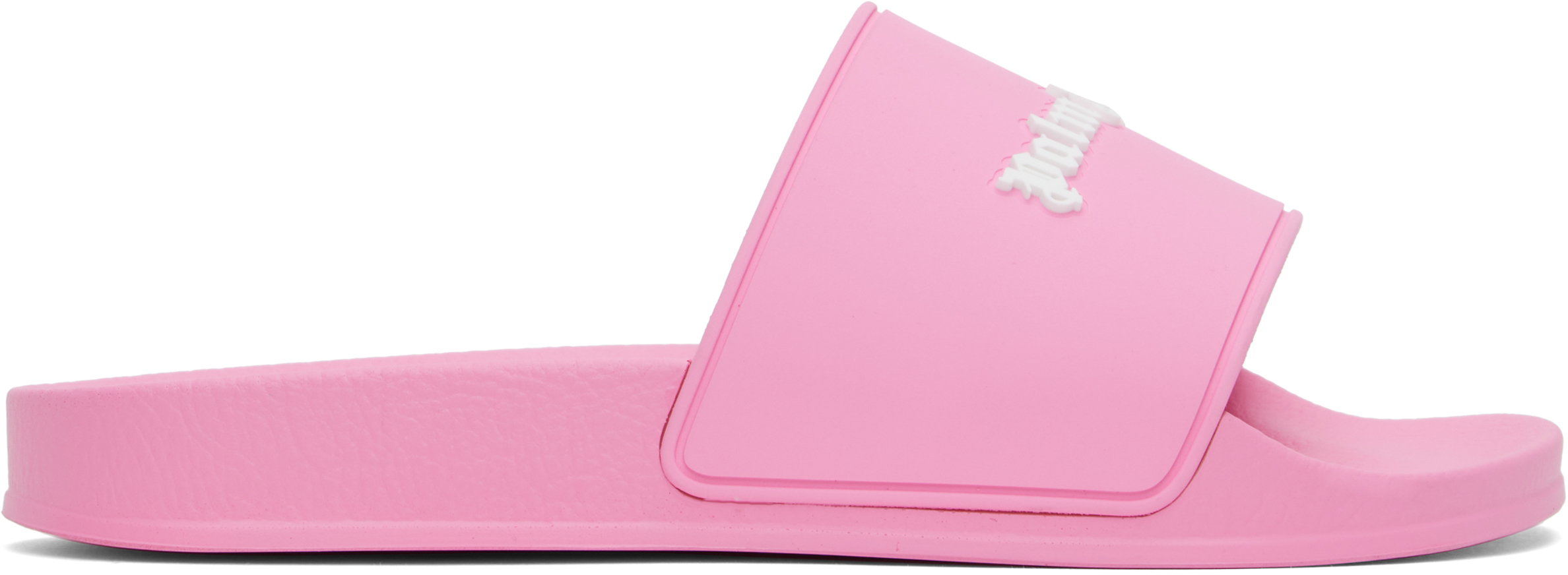 Pink Logo Pool Slides