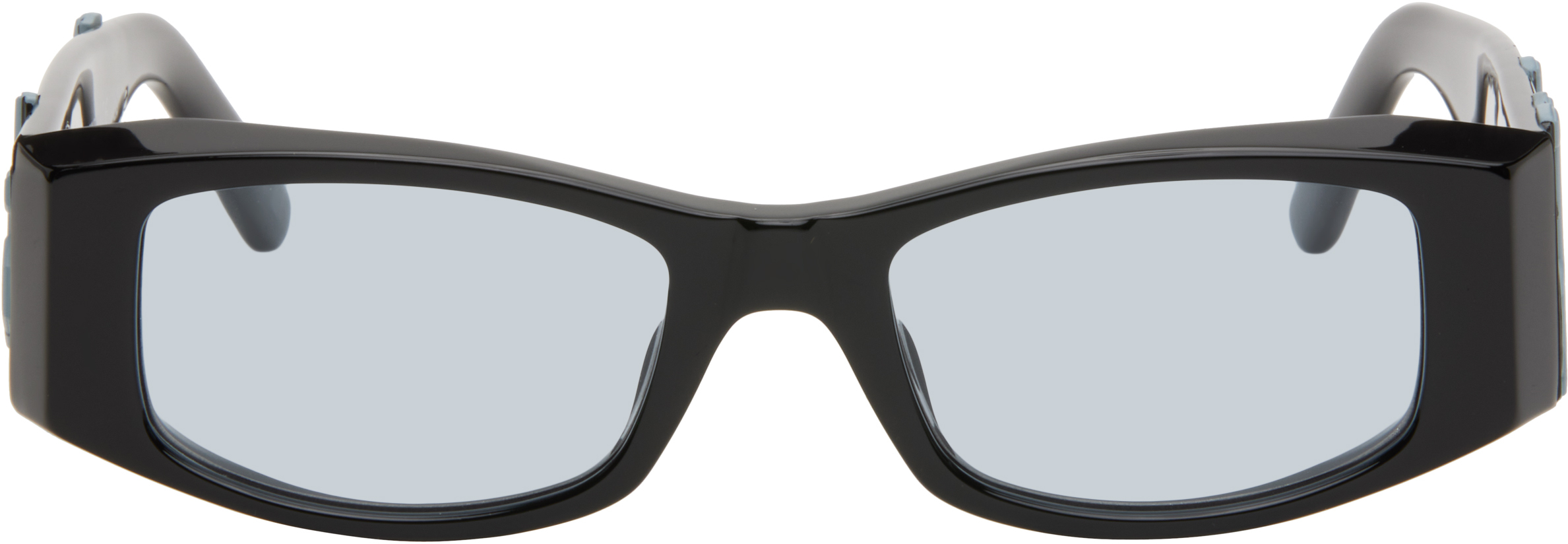Black Angel Sunglasses by Palm Angels on Sale