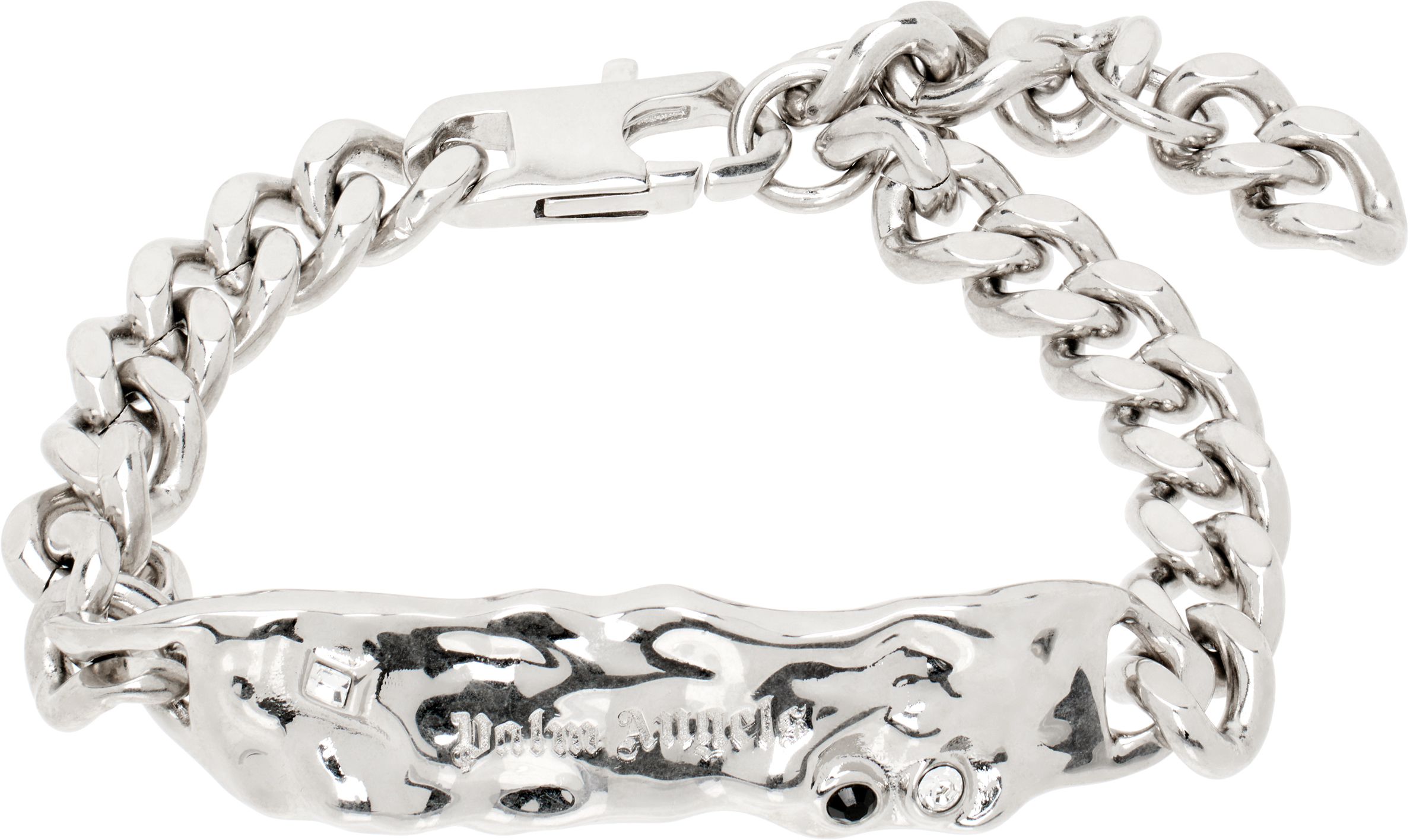 Silver Melted Chain Bracelet