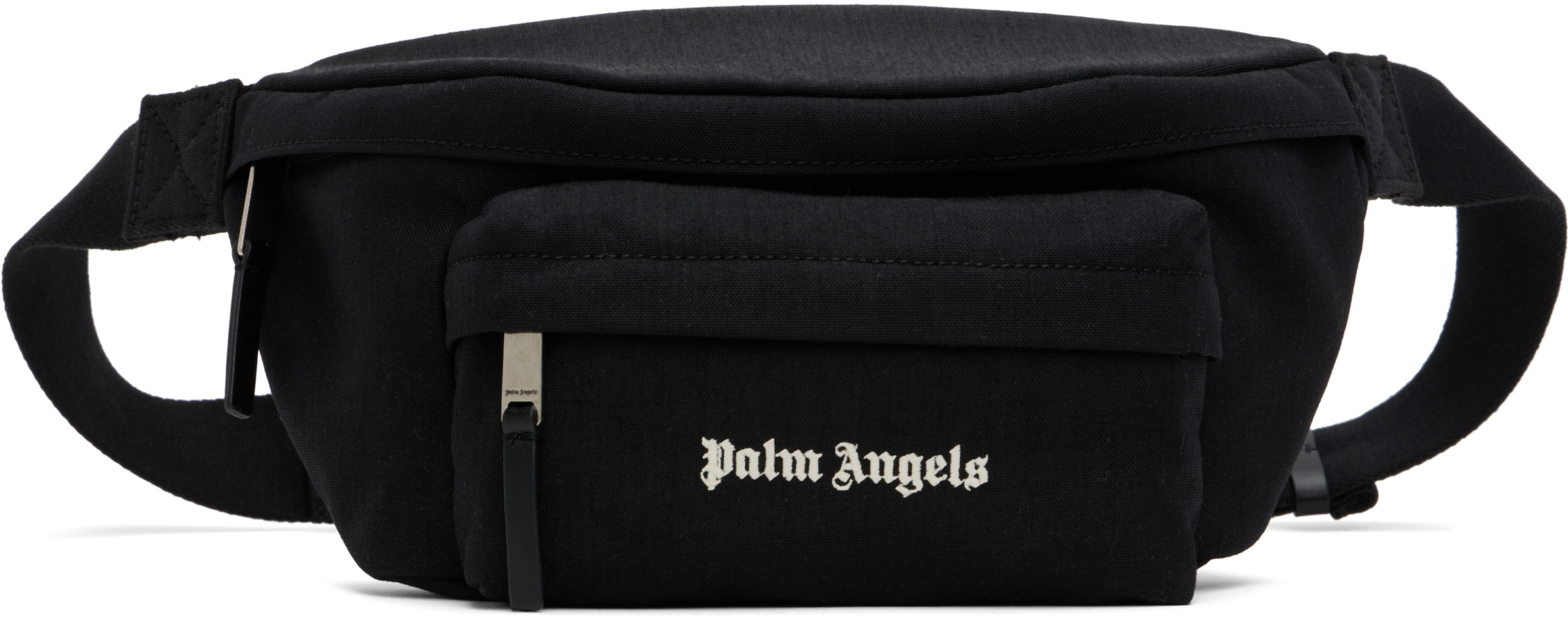 Black Logo Fanny Belt Bag