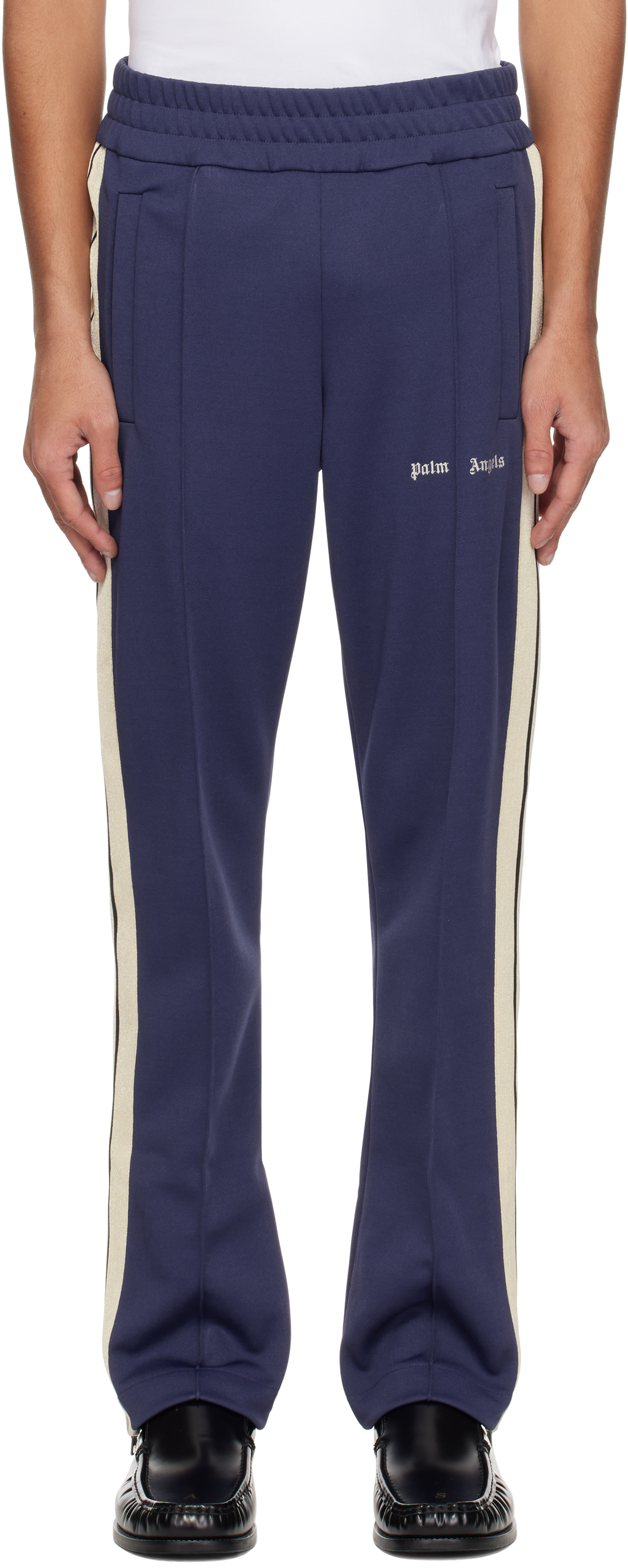 Navy Classic Logo Track Pants