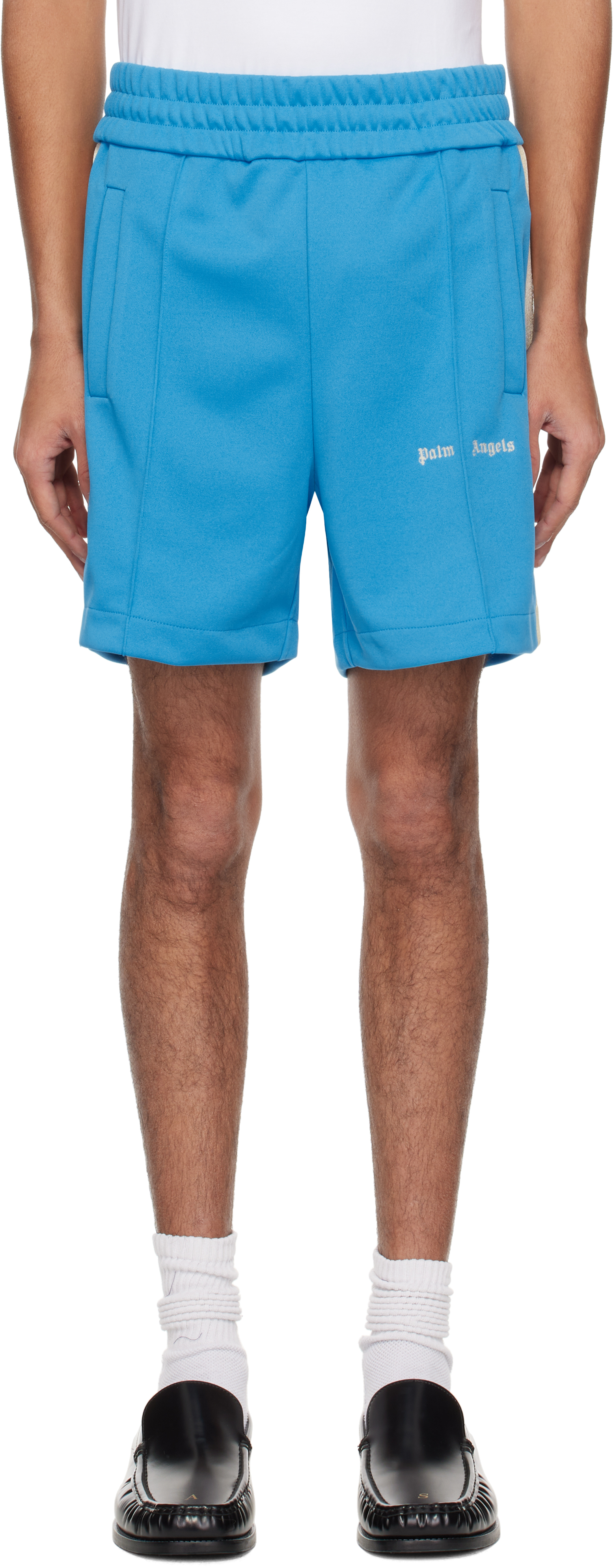 Blue Classic Logo Track Shorts