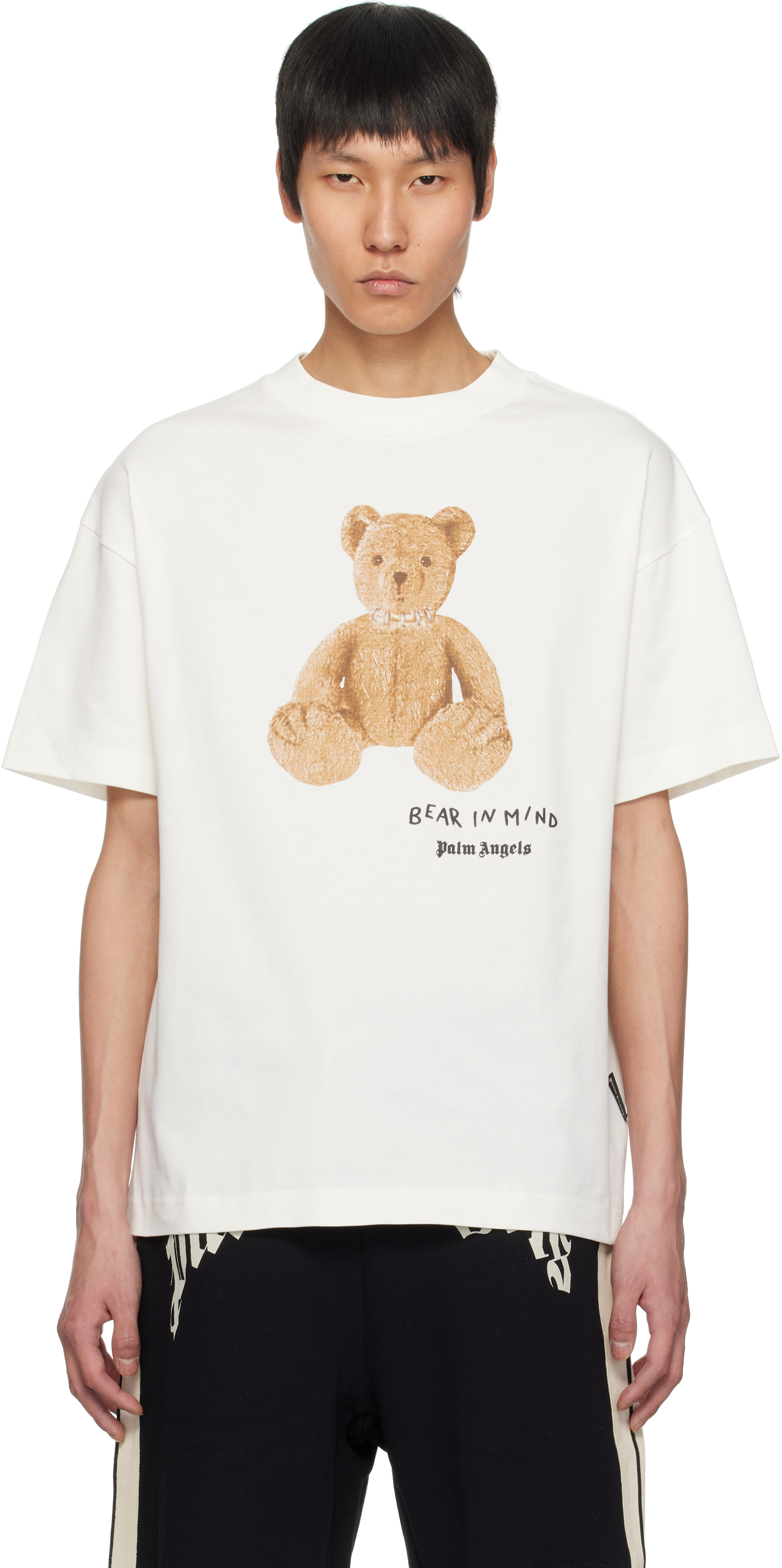 【関税込み】Palm Angels グレー スリムフィット Tシャツ Palm Angels】スウェットシャツ/セーター - グレー