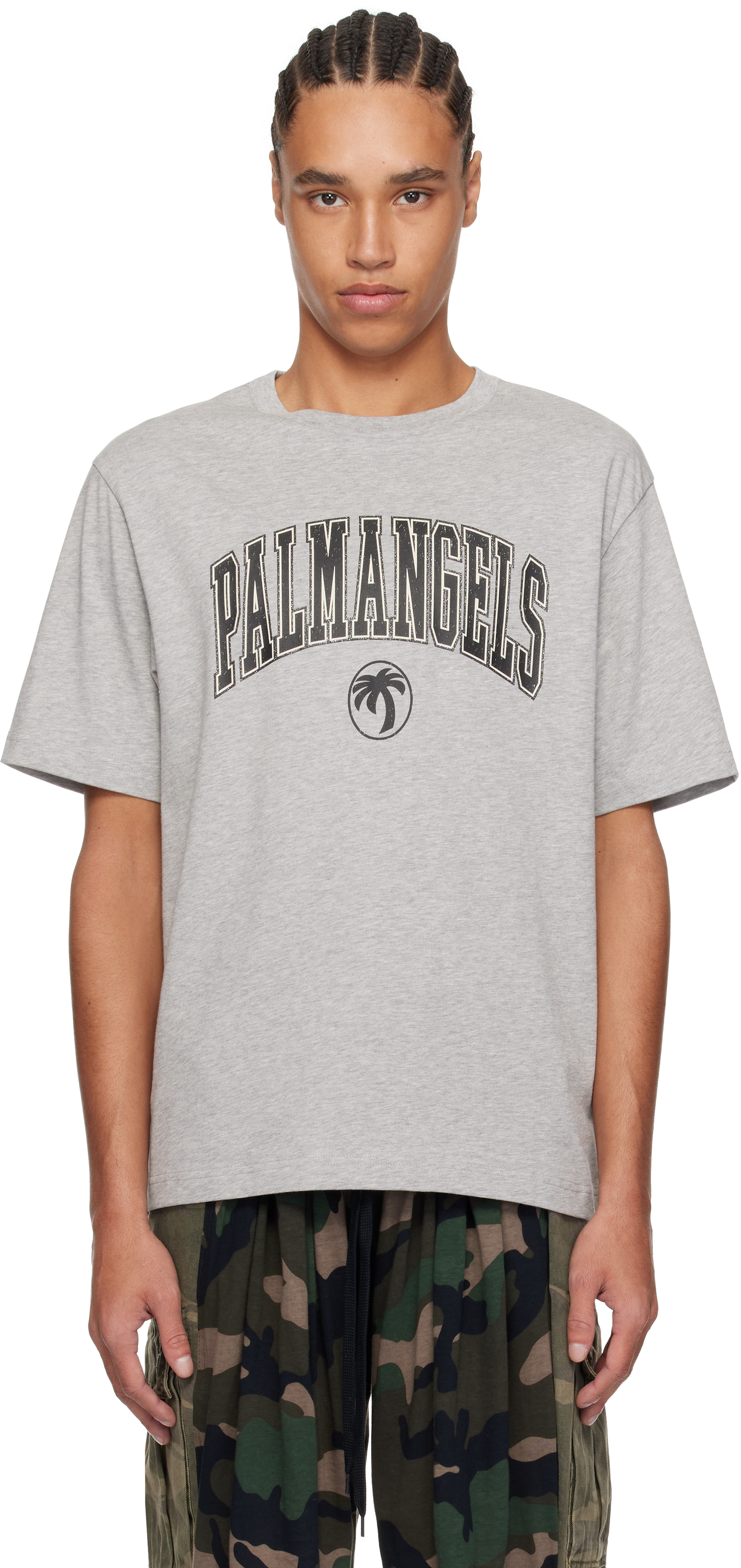 Gray College Logo T-shirt