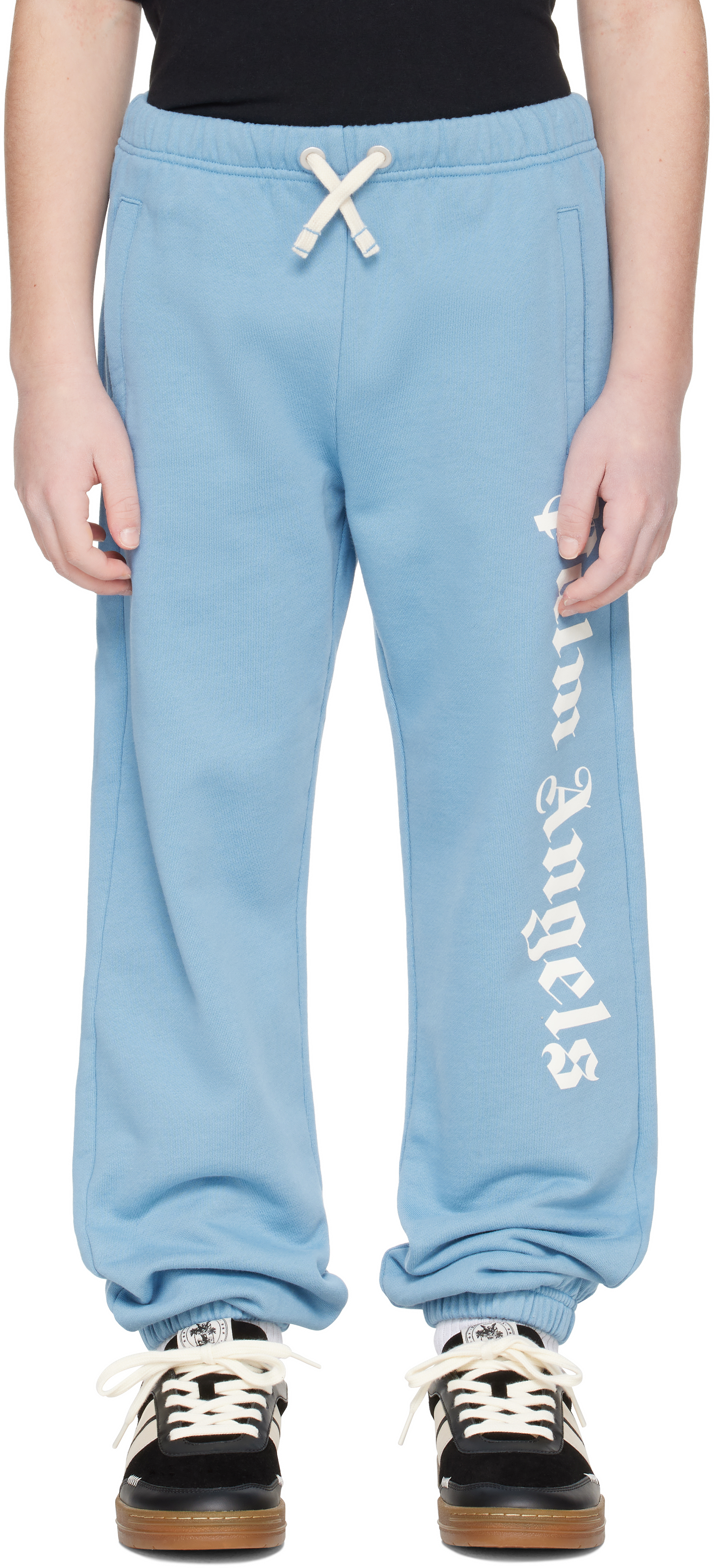 Kids Blue Classic Overlogo Sweatpants